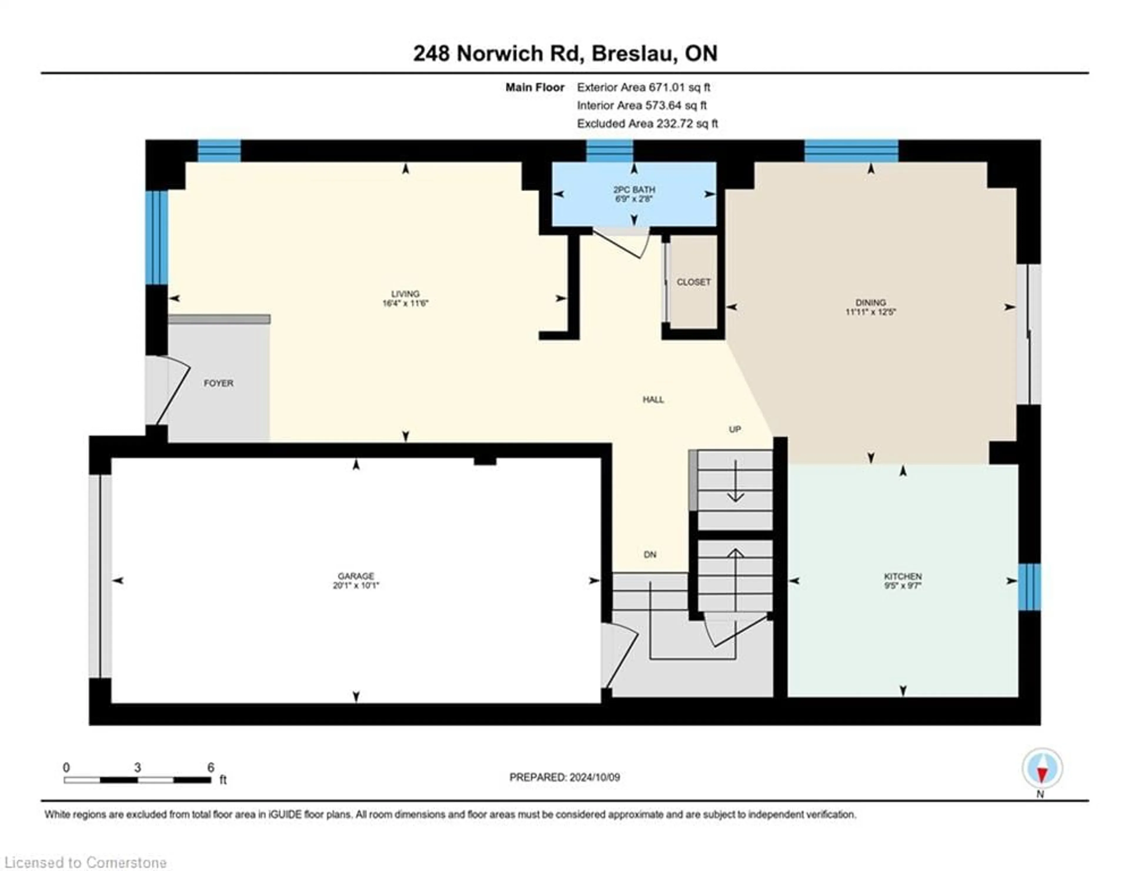 Floor plan for 248 Norwich Rd, Breslau Ontario N0B 1M0