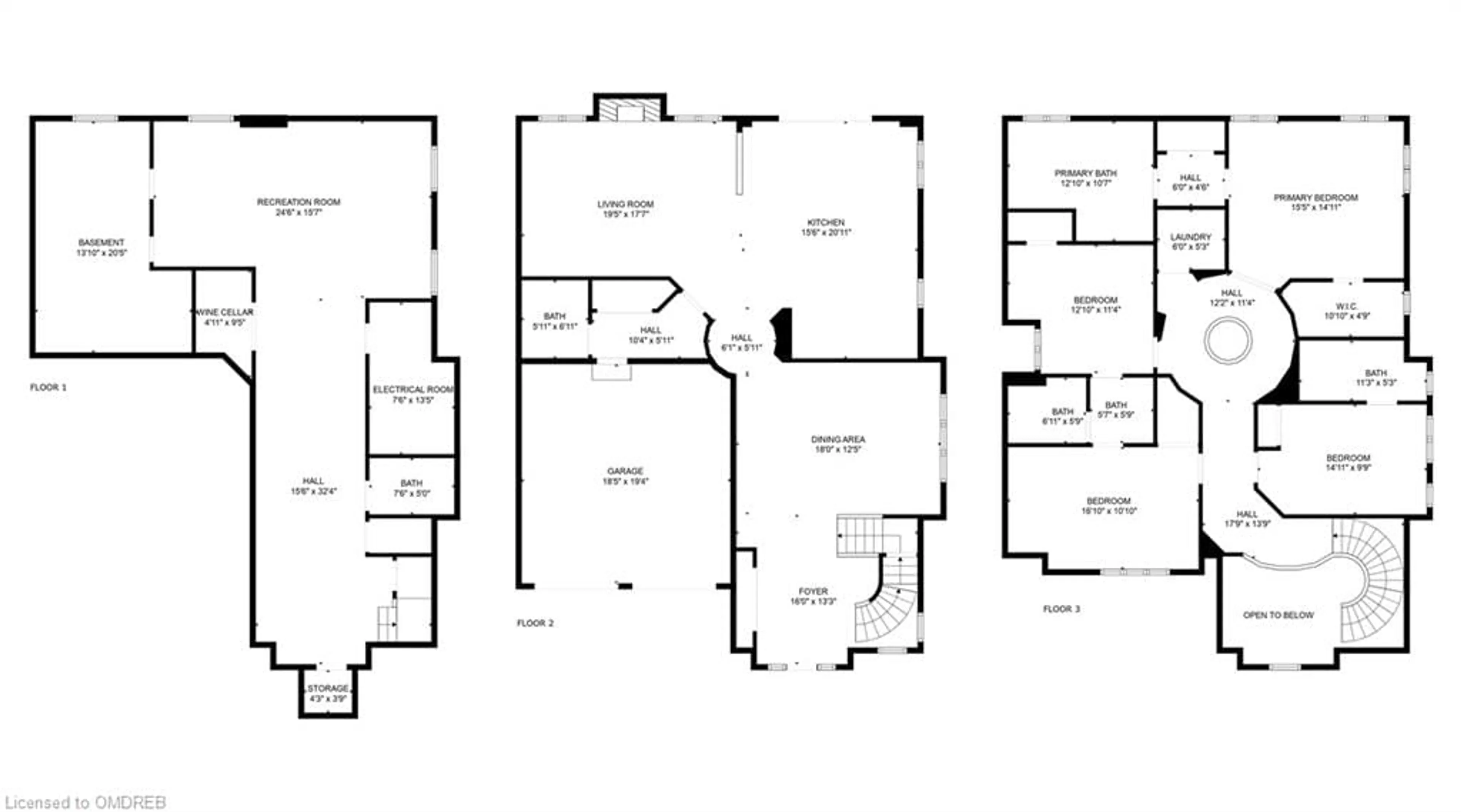 Floor plan for 4660 Bracknell Rd, Burlington Ontario L7M 0E2