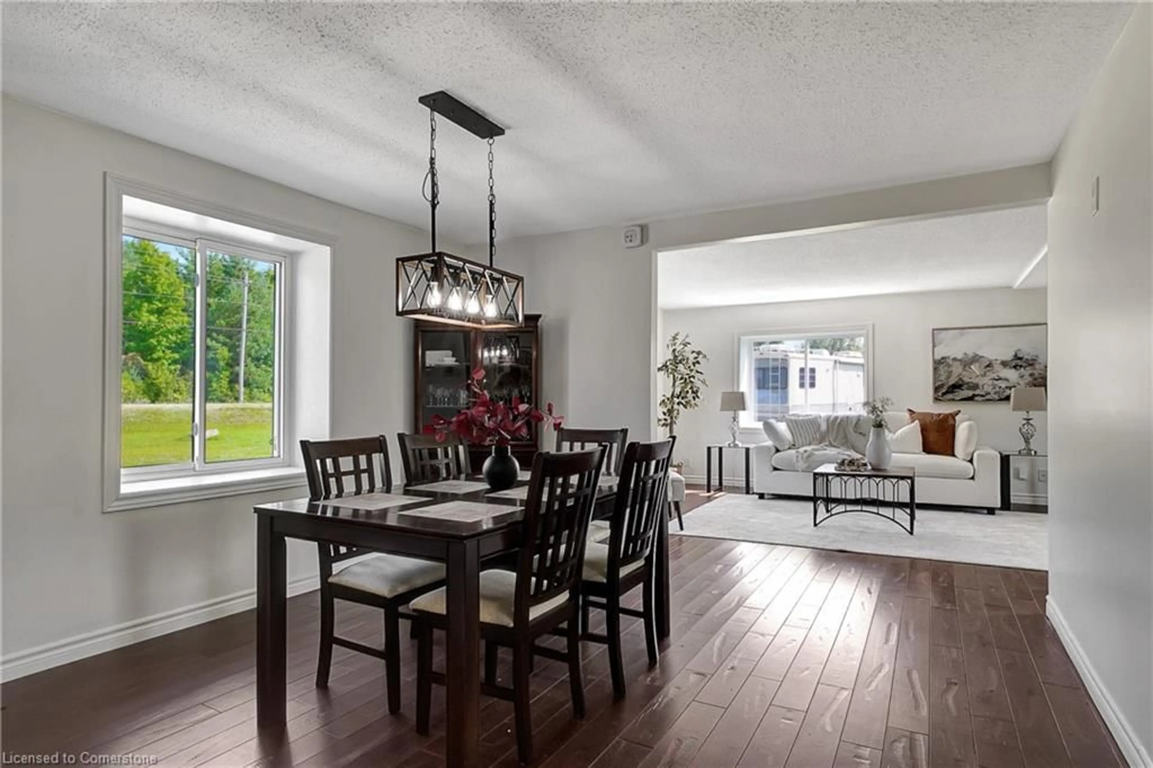 Dining room, wood floors, cottage for 1838 Regional 97 Rd, Flamborough Ontario N1R 5S7