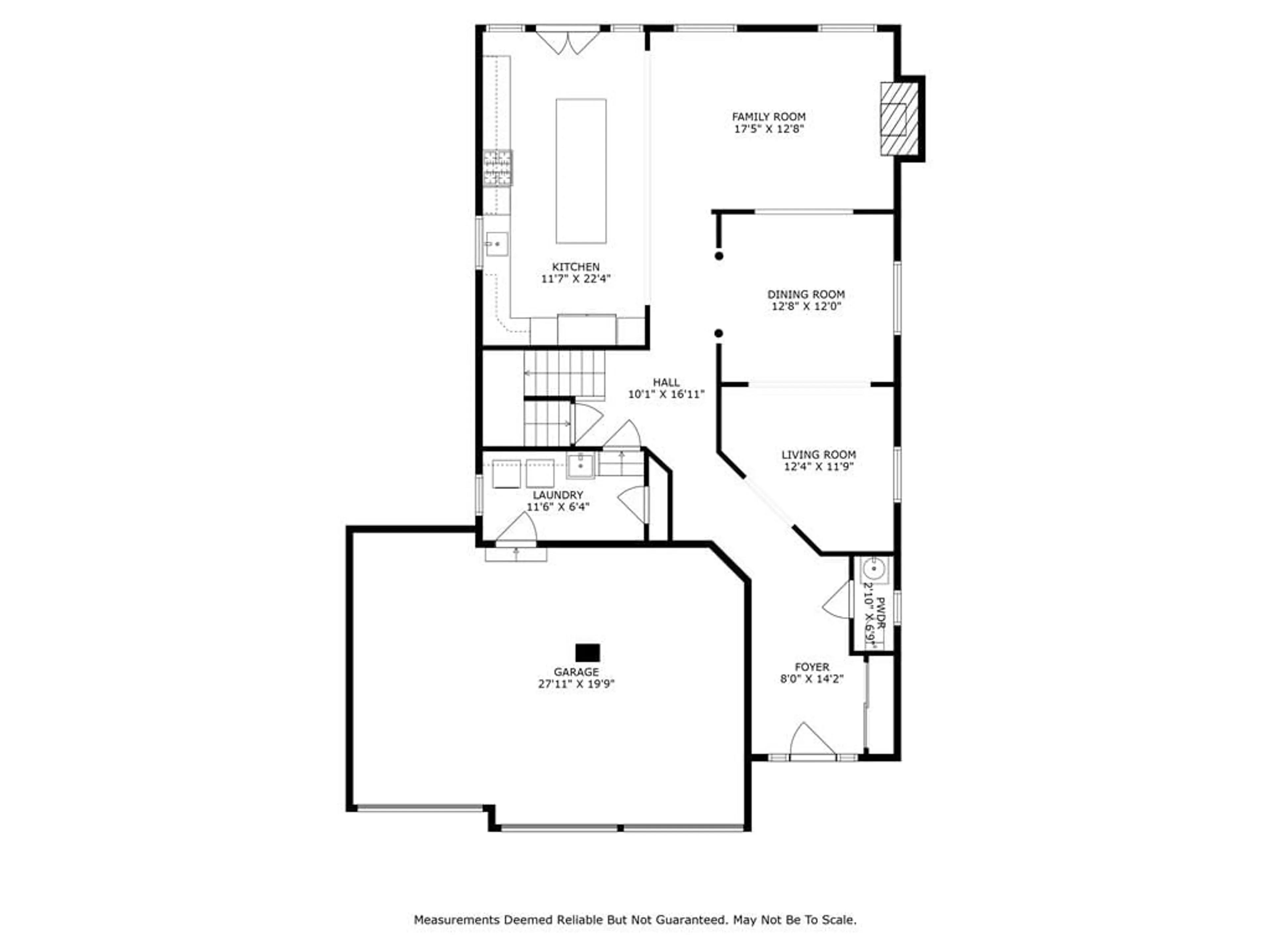 Floor plan for 169 The Queensway Way, Barrie Ontario L4M 0B5