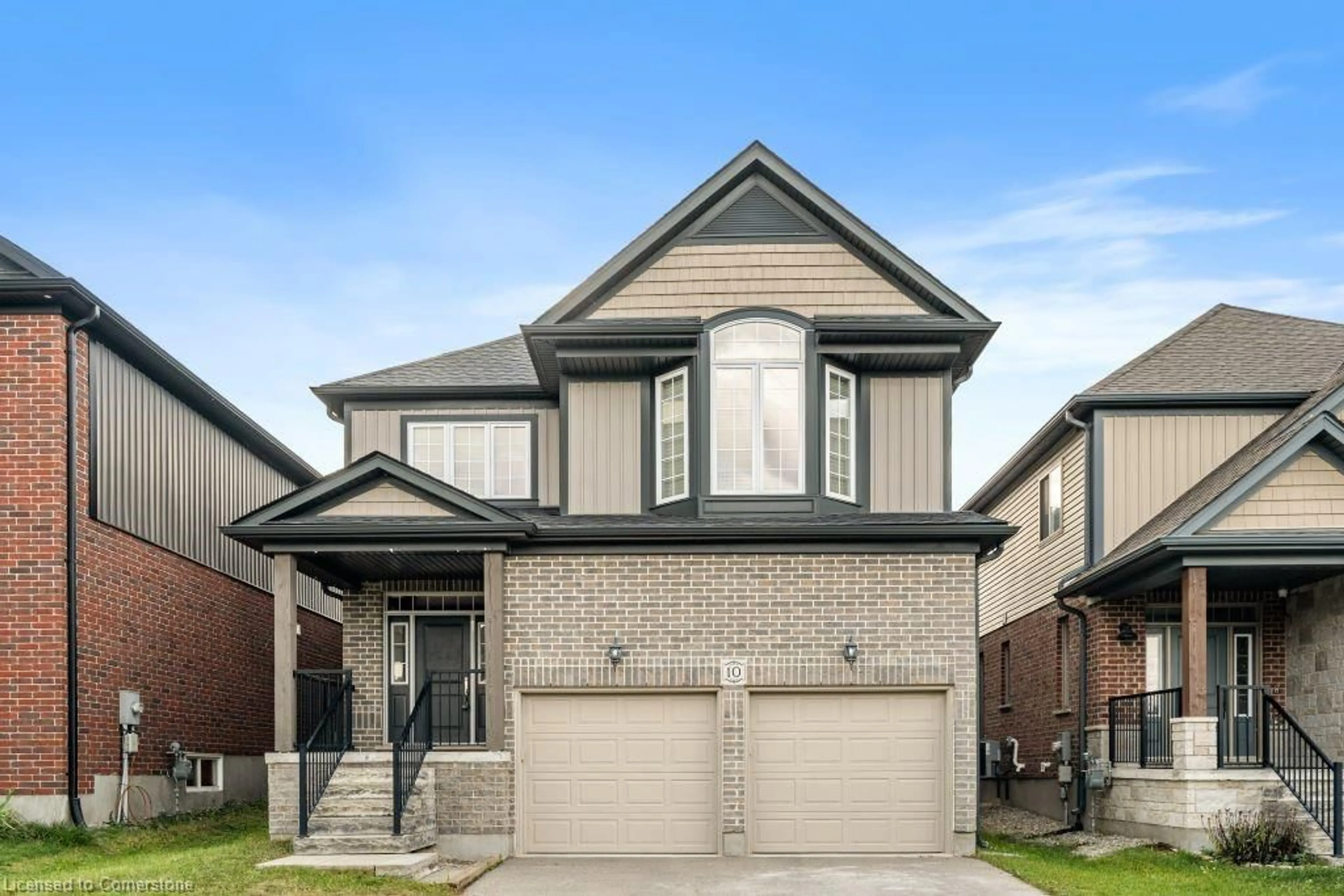 Home with brick exterior material for 10 Marianne Dorn Trail, Kitchener Ontario N2R 1P8