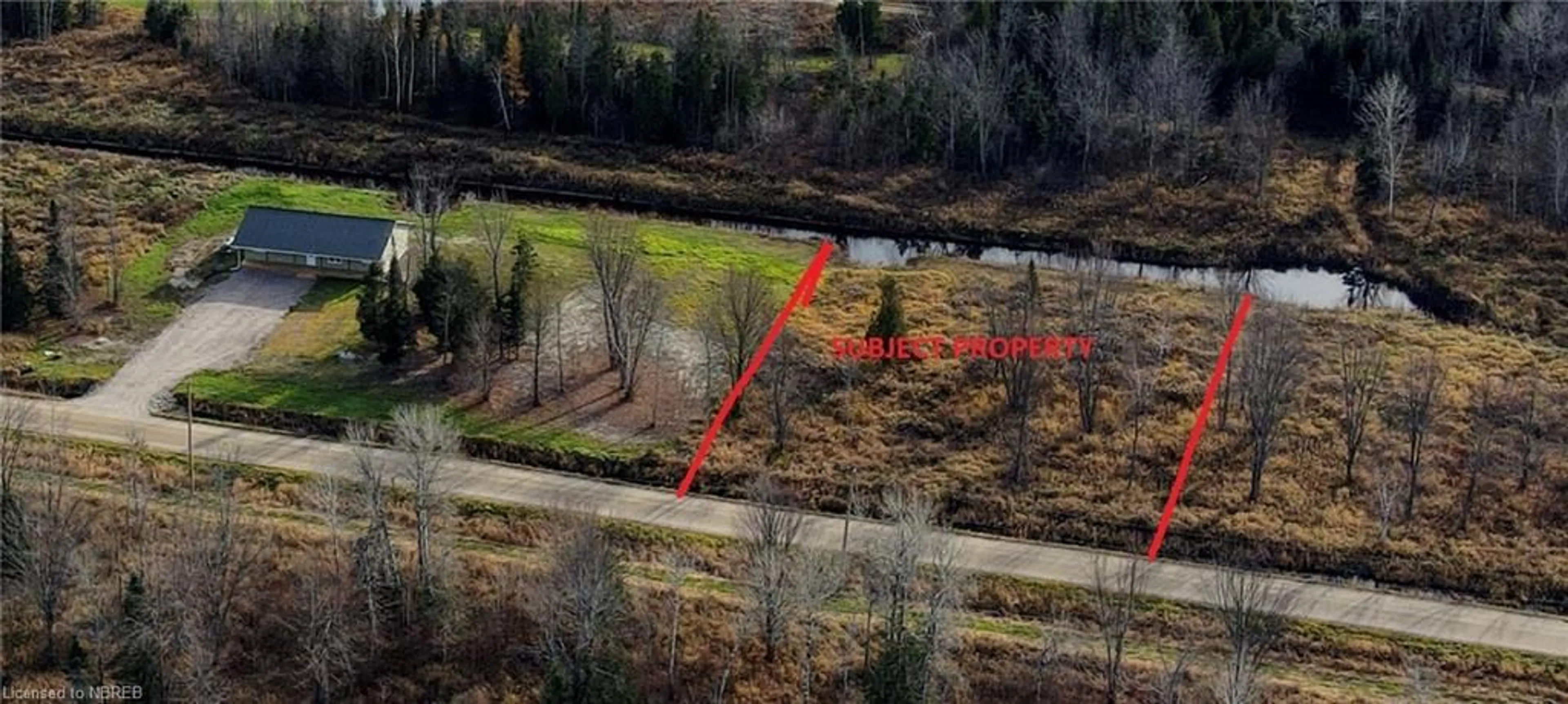 A pic from exterior of the house or condo, the fenced backyard for PT 2 Concord Rd, Sturgeon Falls Ontario P2B 2N7