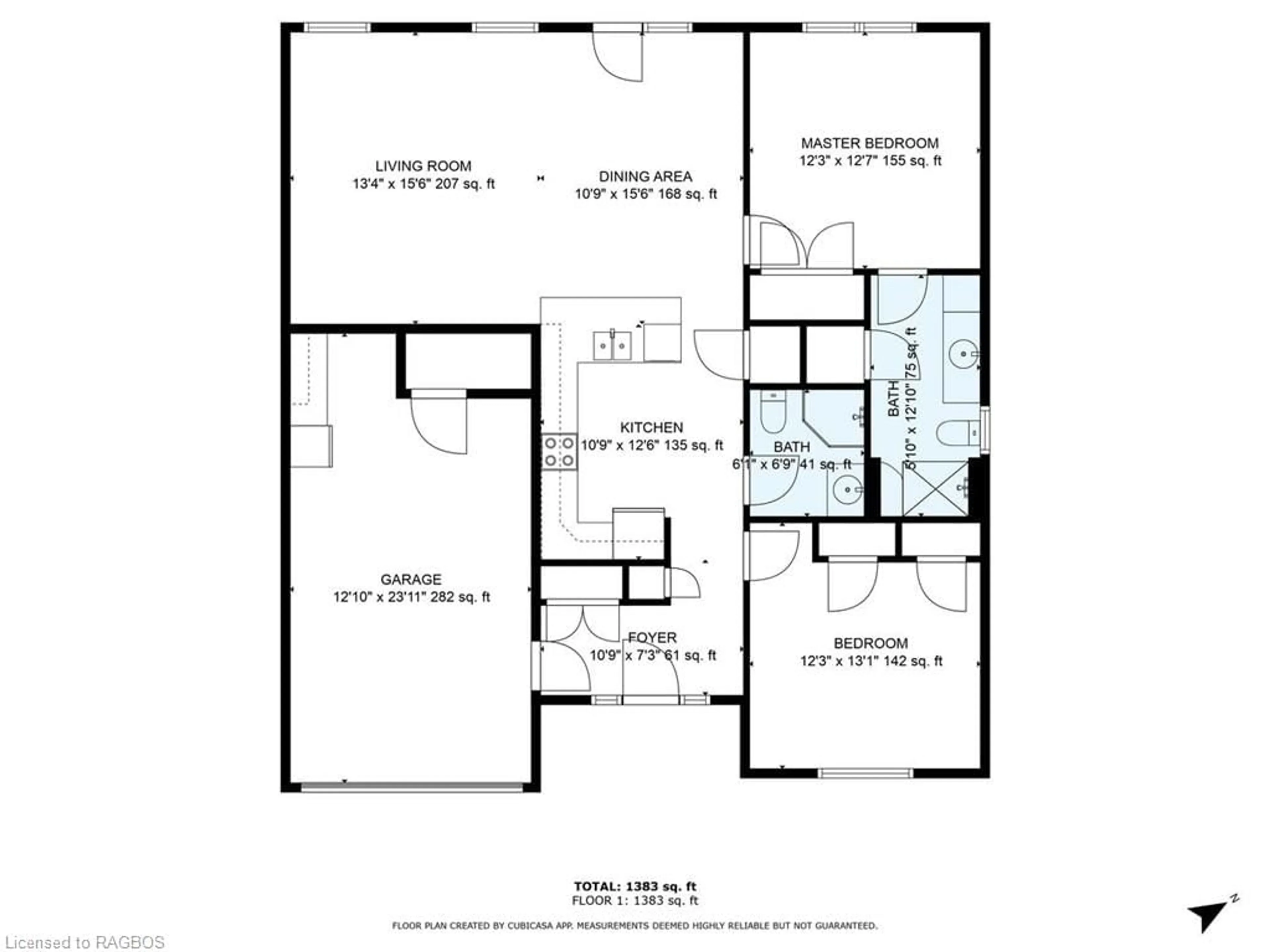 Floor plan for 246 Grey St #19, Southampton Ontario N0H 2L0