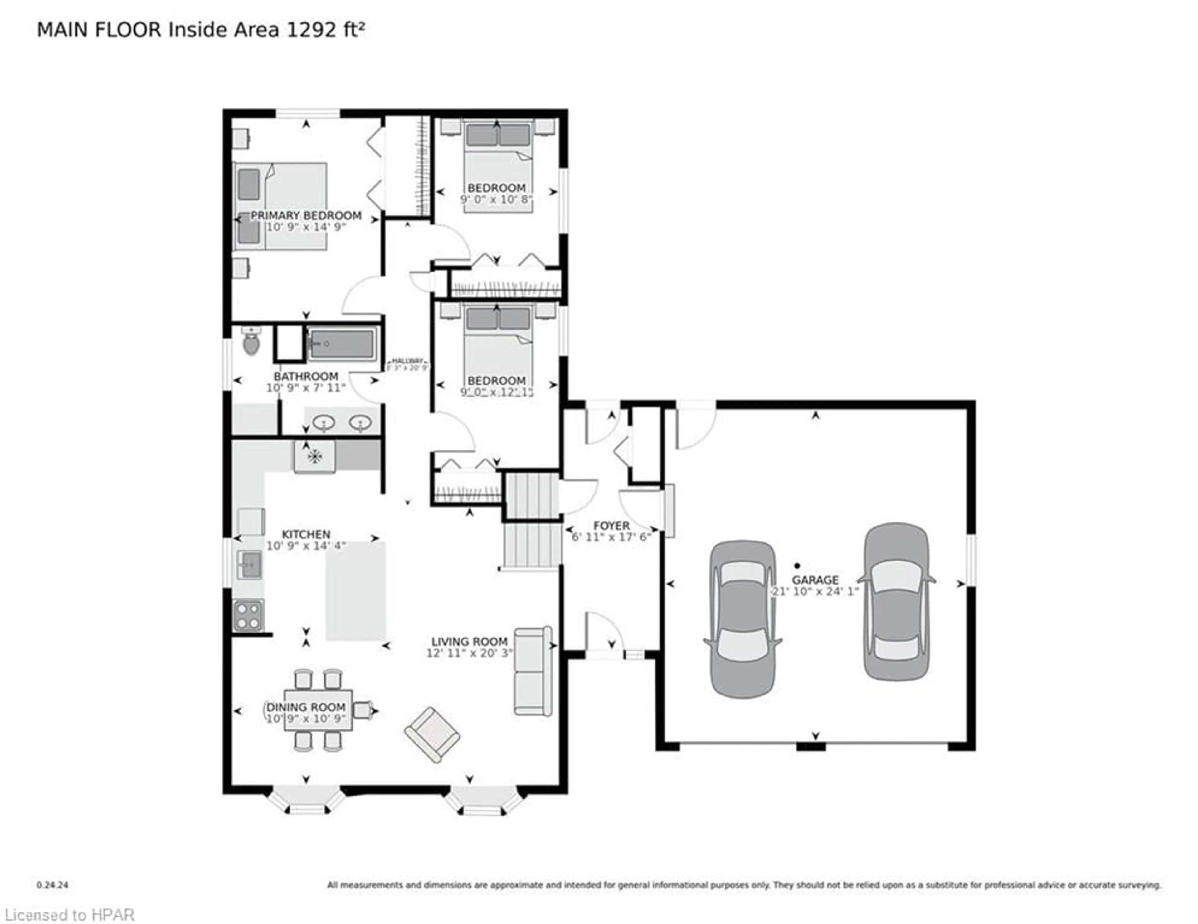 Floor plan for 131 Briarhill Dr, Stratford Ontario N5A 6N6