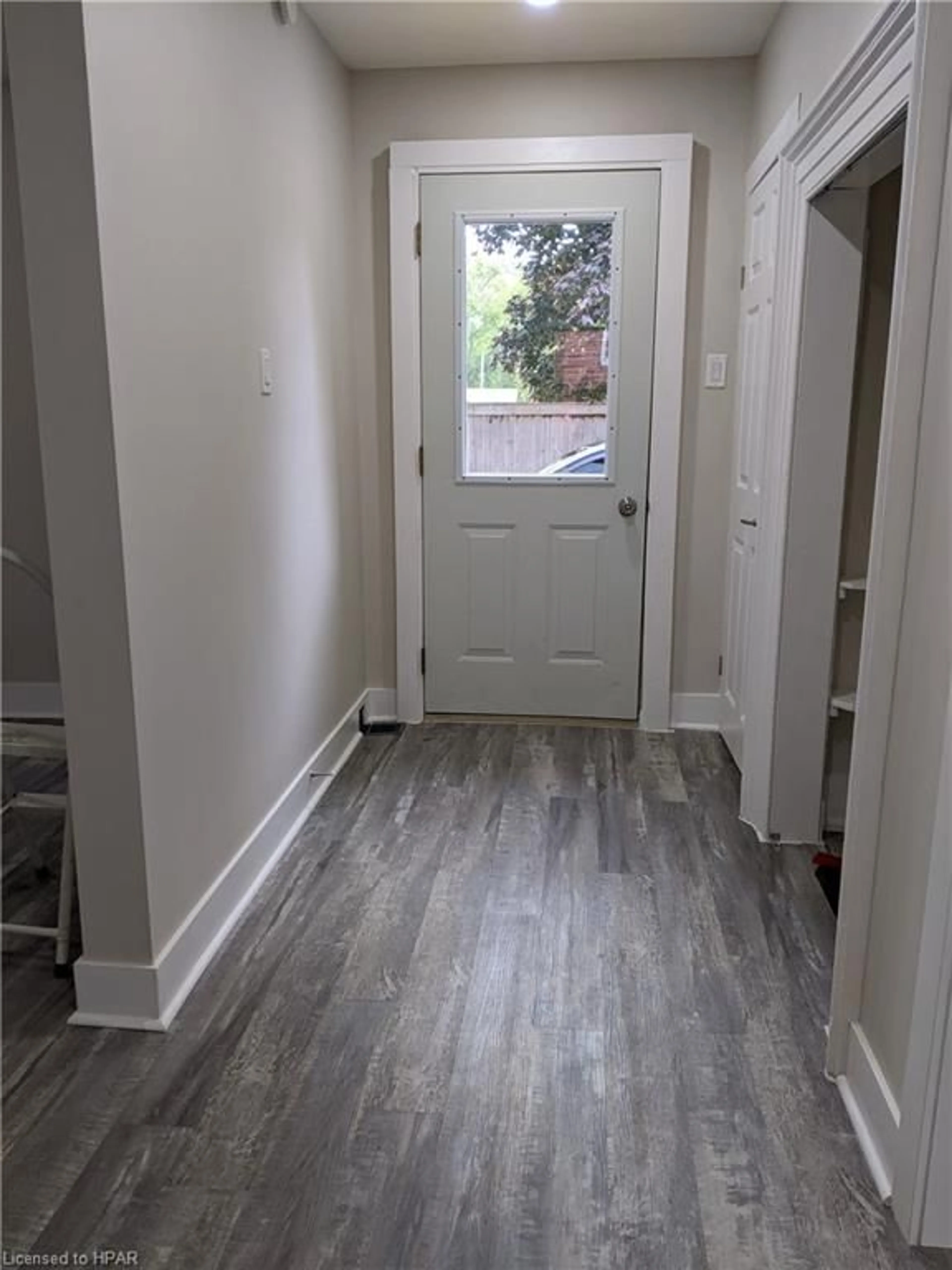 Indoor entryway, wood floors for 50 Goderich St, Seaforth Ontario N0K 1W0