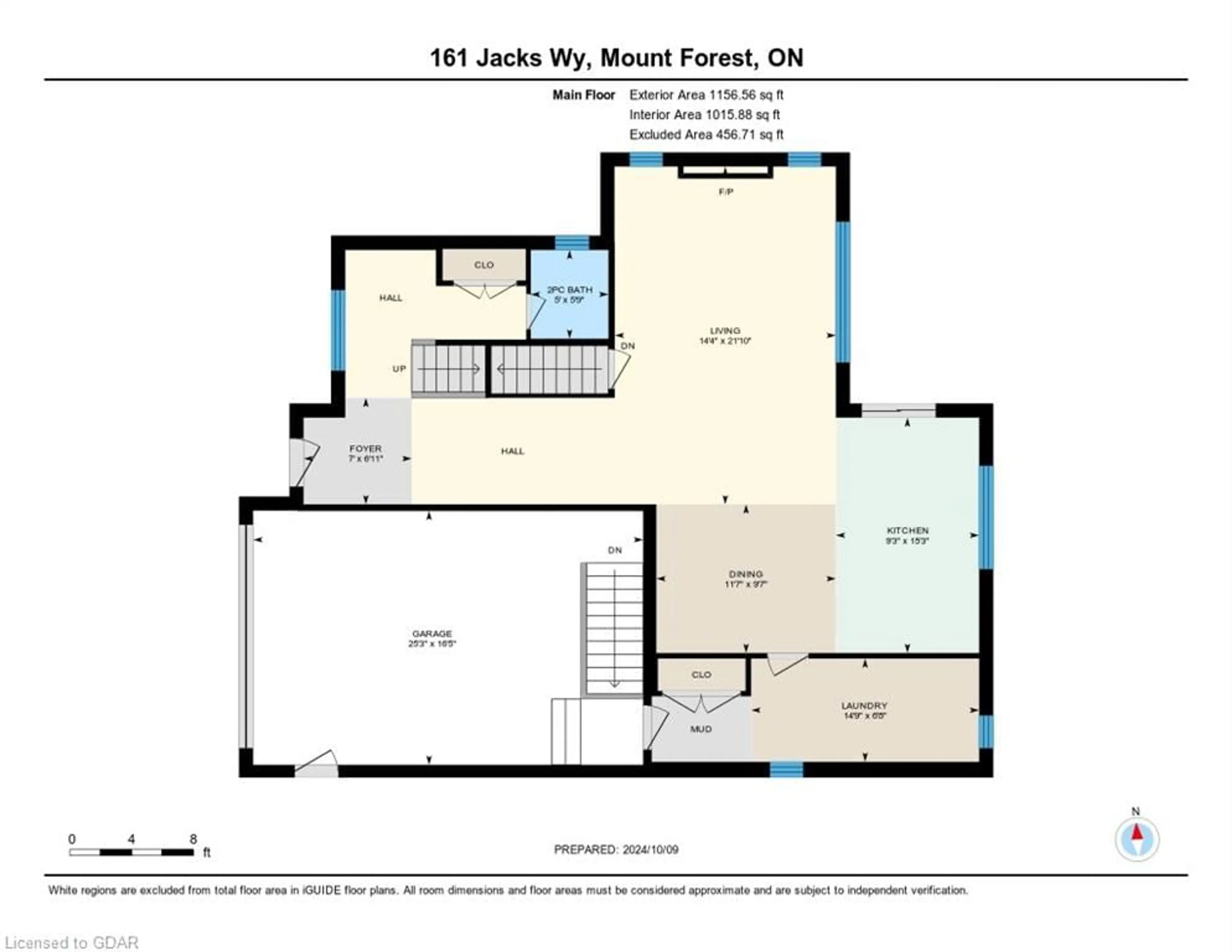 Floor plan for 161 Jack's Way, Mount Forest Ontario N0G 2L4