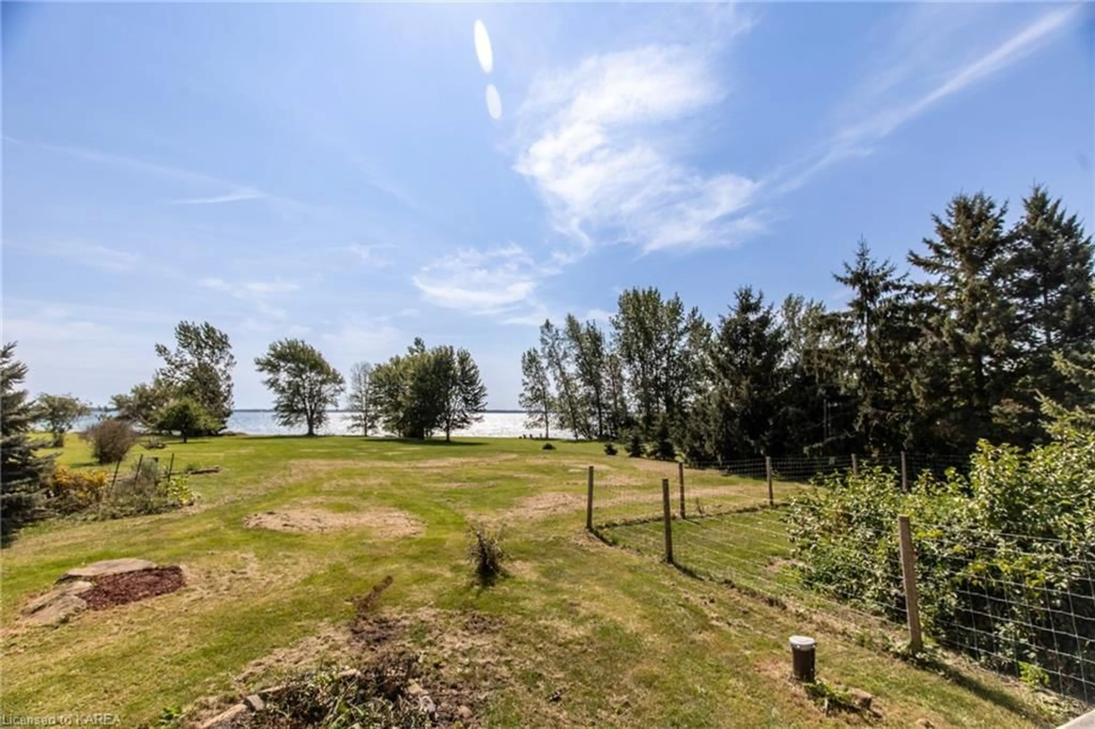 Patio, the view of lake or river for 275 Carpenters Point Rd, Wolfe Island Ontario K0H 2Y0