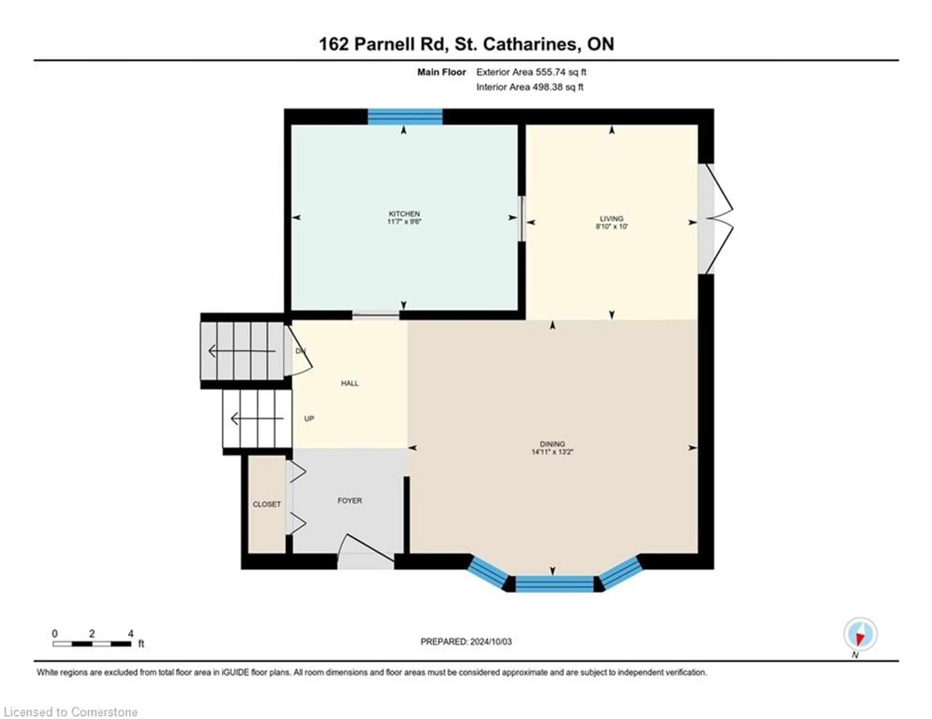 Floor plan for 162 Parnell Rd, St. Catharines Ontario L2M 1V5