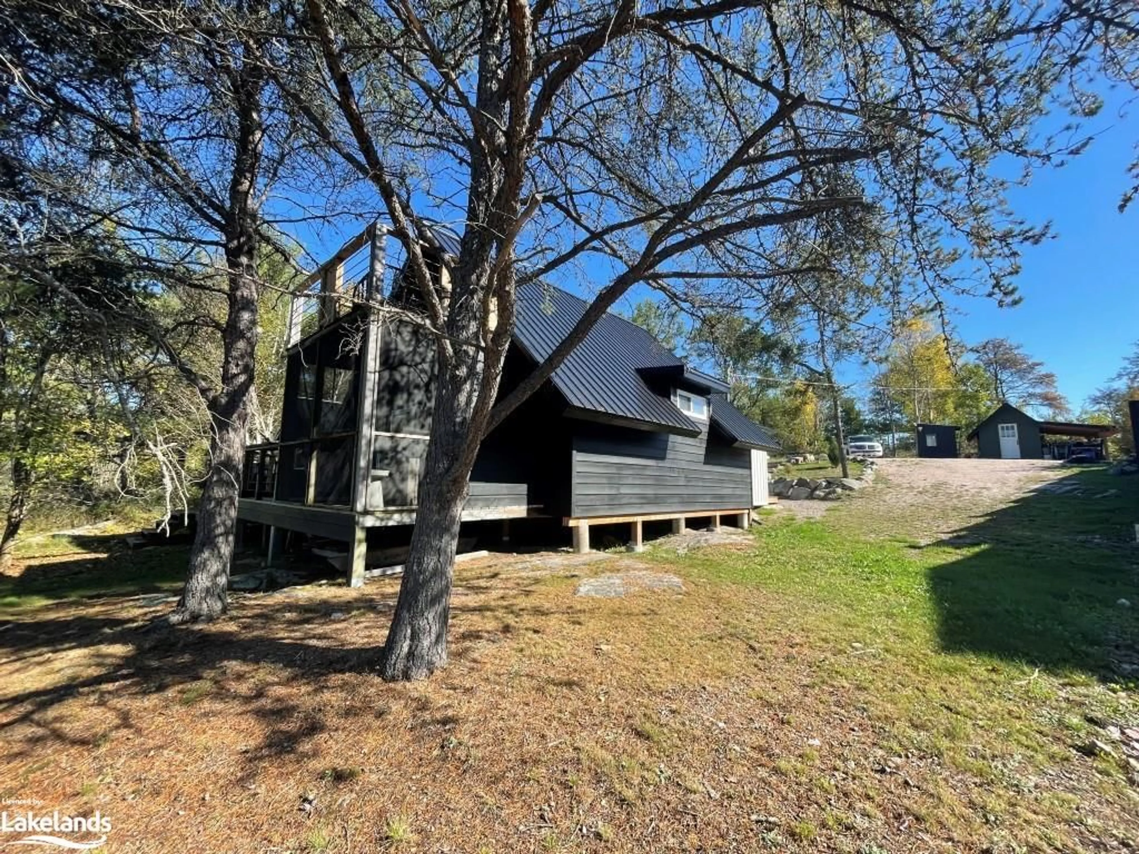 A pic from exterior of the house or condo, cottage for 14 H Baker's Bay Rd, Bigwood Ontario P0M 1A0