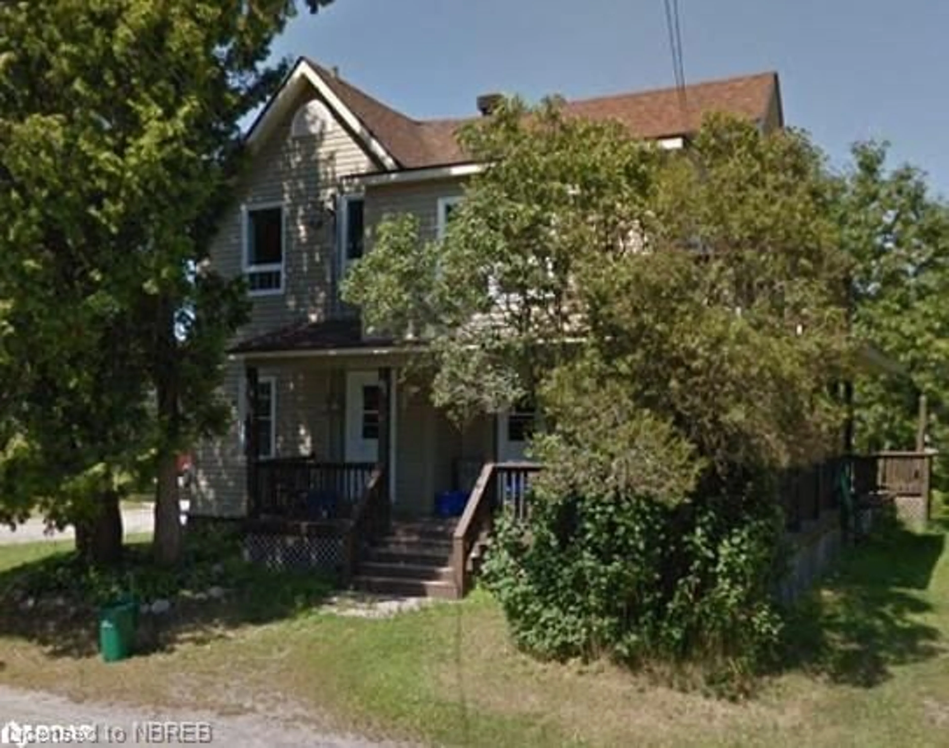 Frontside or backside of a home, the street view for 156 Simcoe Street St, Sturgeon Falls Ontario P2B 3J1