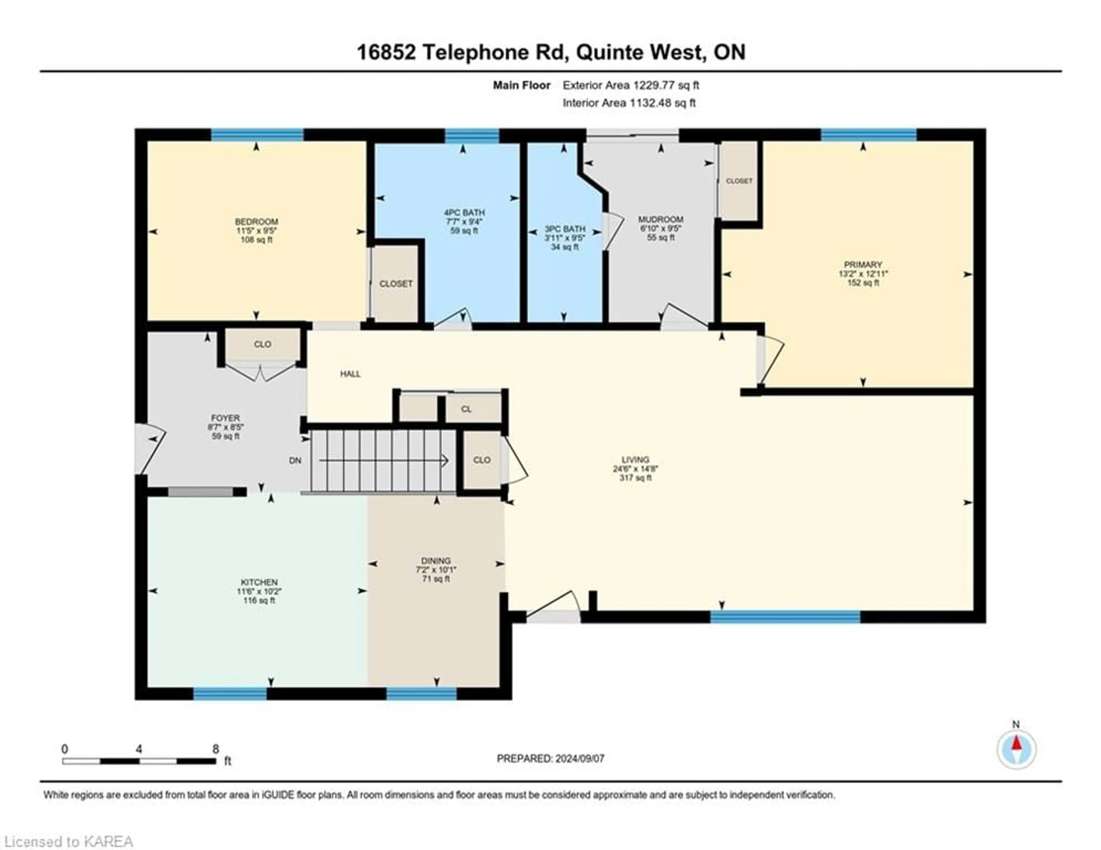 Floor plan for 16852 Telephone Rd, Trenton Ontario K8V 5P4