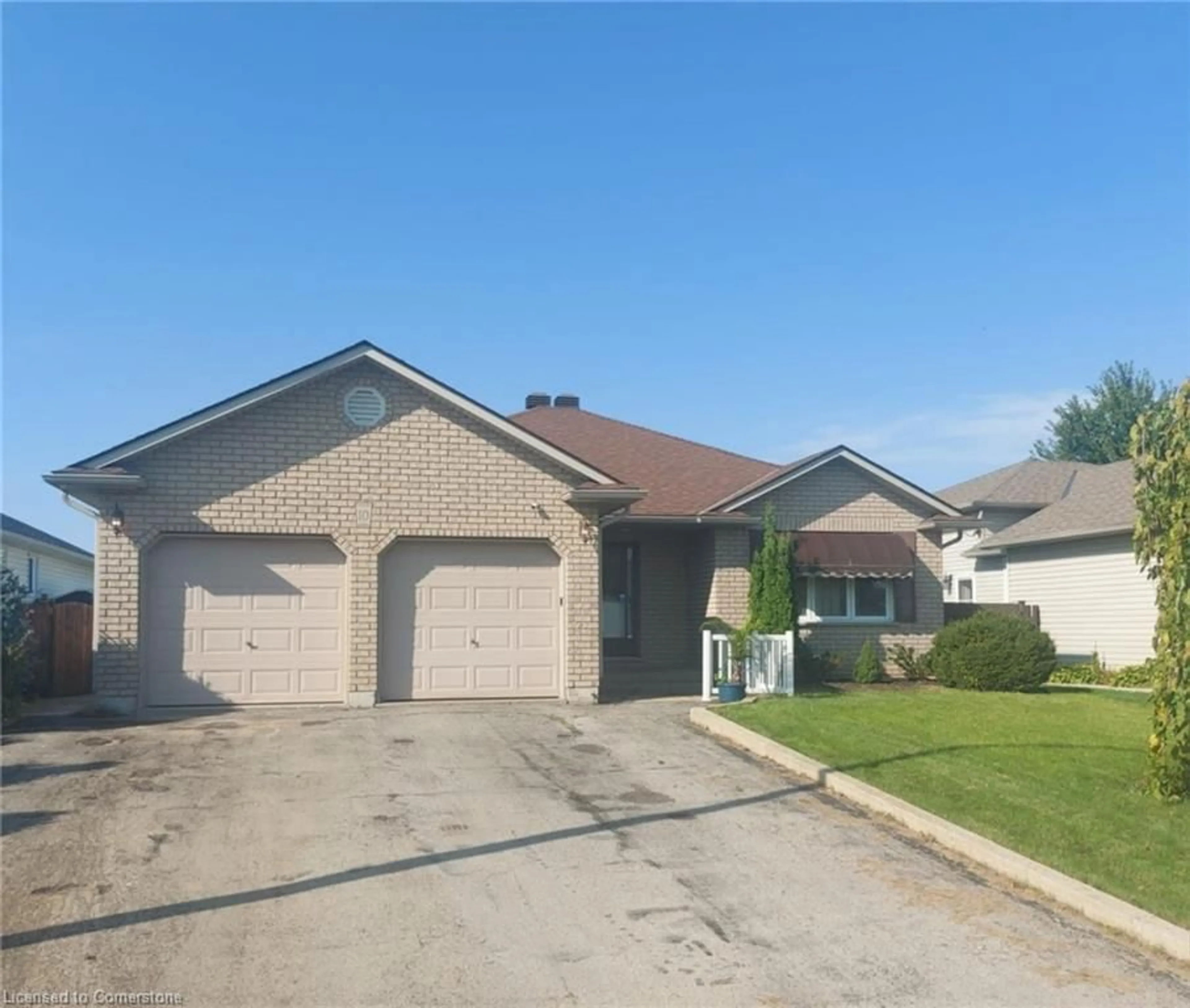 Frontside or backside of a home, the street view for 10 Leslie St, Jarvis Ontario N0A 1J0