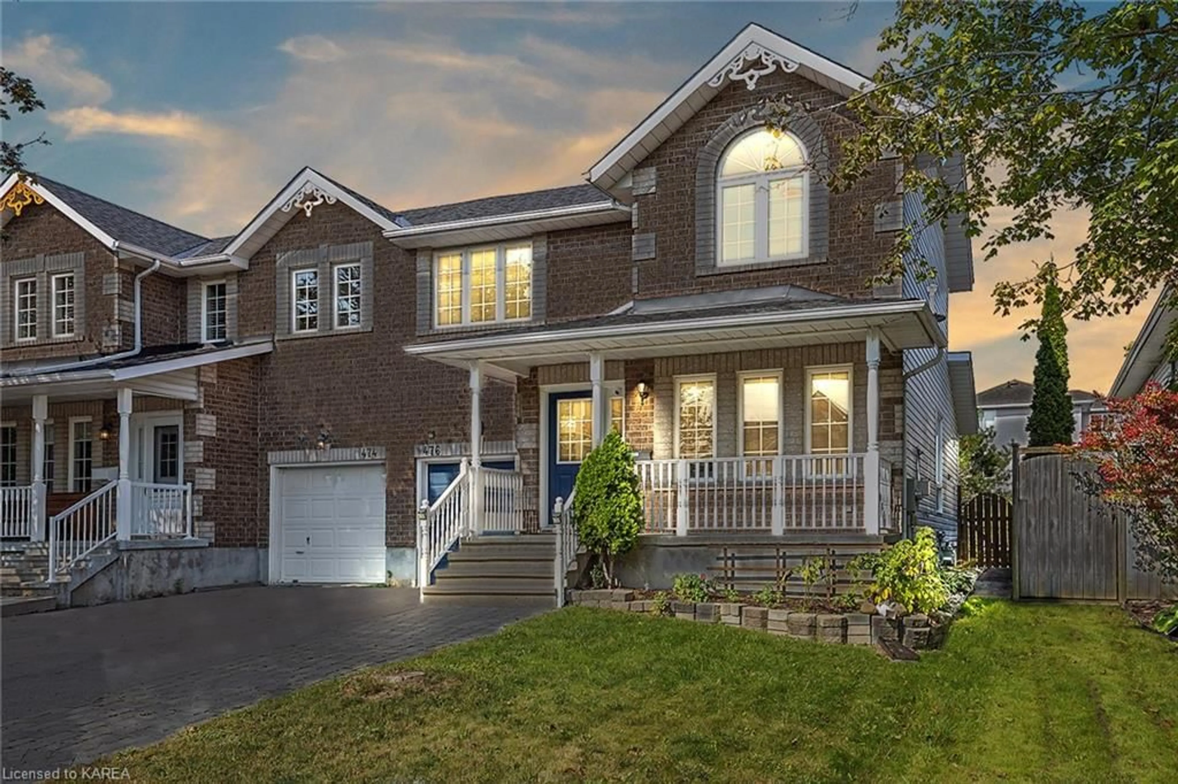 Home with brick exterior material for 476 Fieldstone Dr, Kingston Ontario K7K 7E4