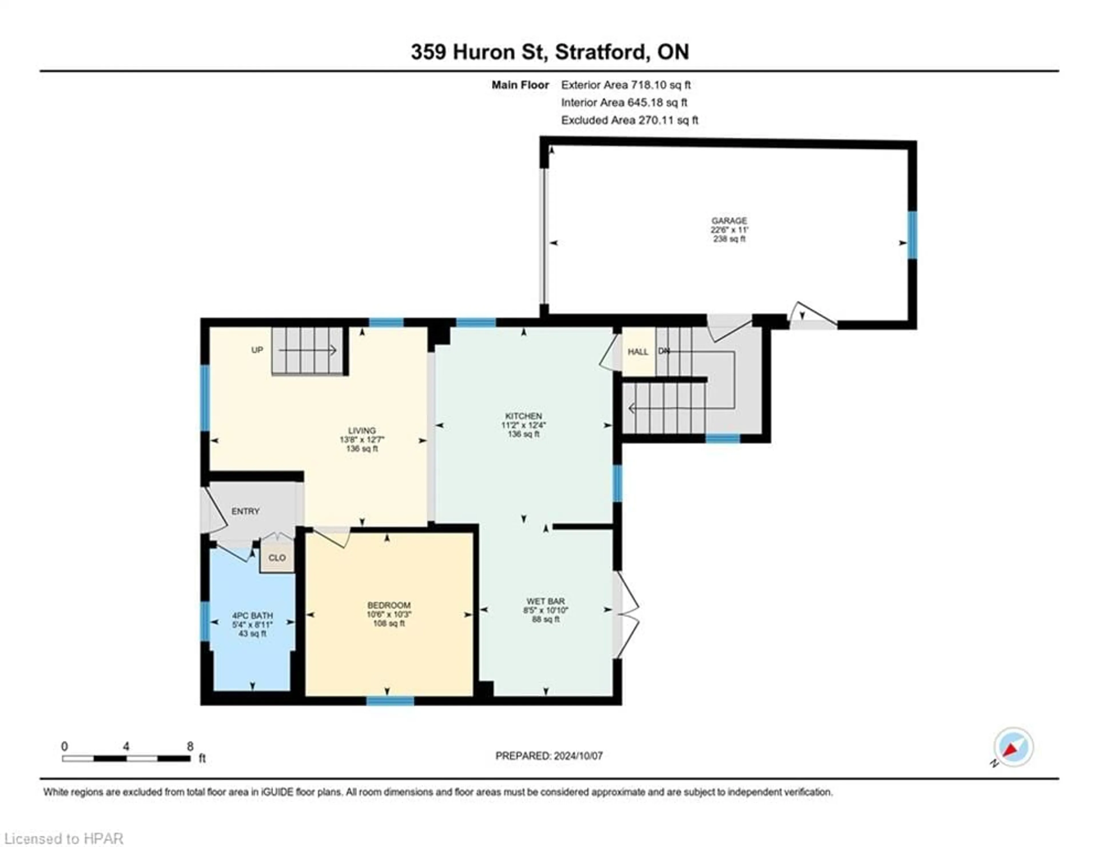 Floor plan for 359 Huron St, Stratford Ontario N5A 5T6