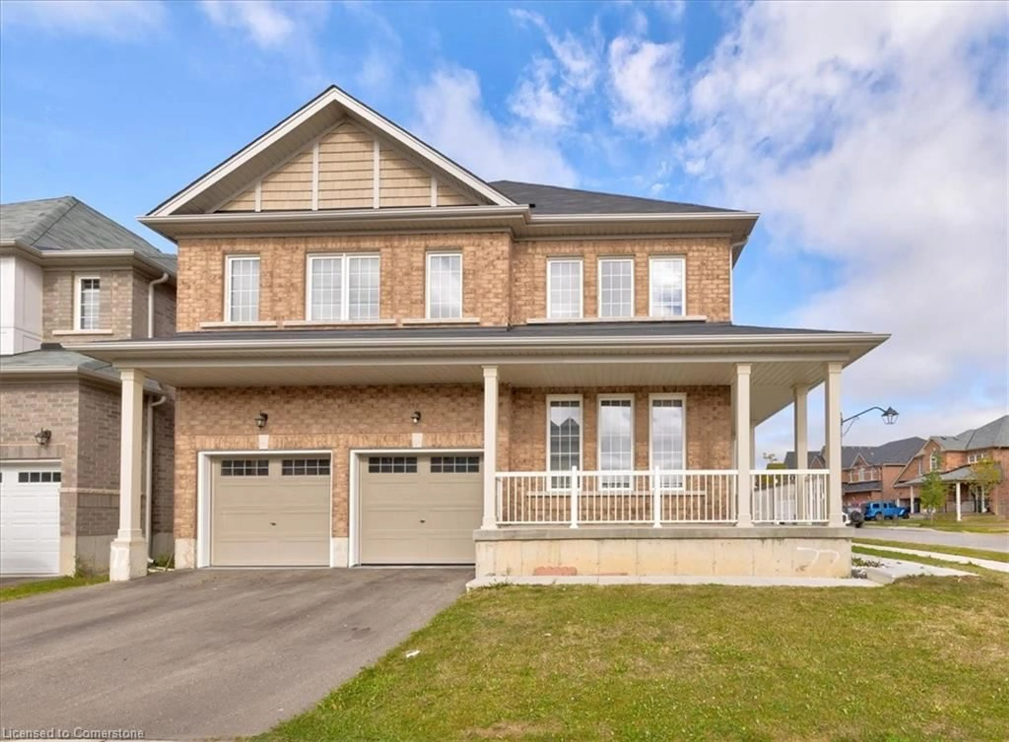 Frontside or backside of a home, the street view for 2 Munro Cir, Brantford Ontario N3T 0R1