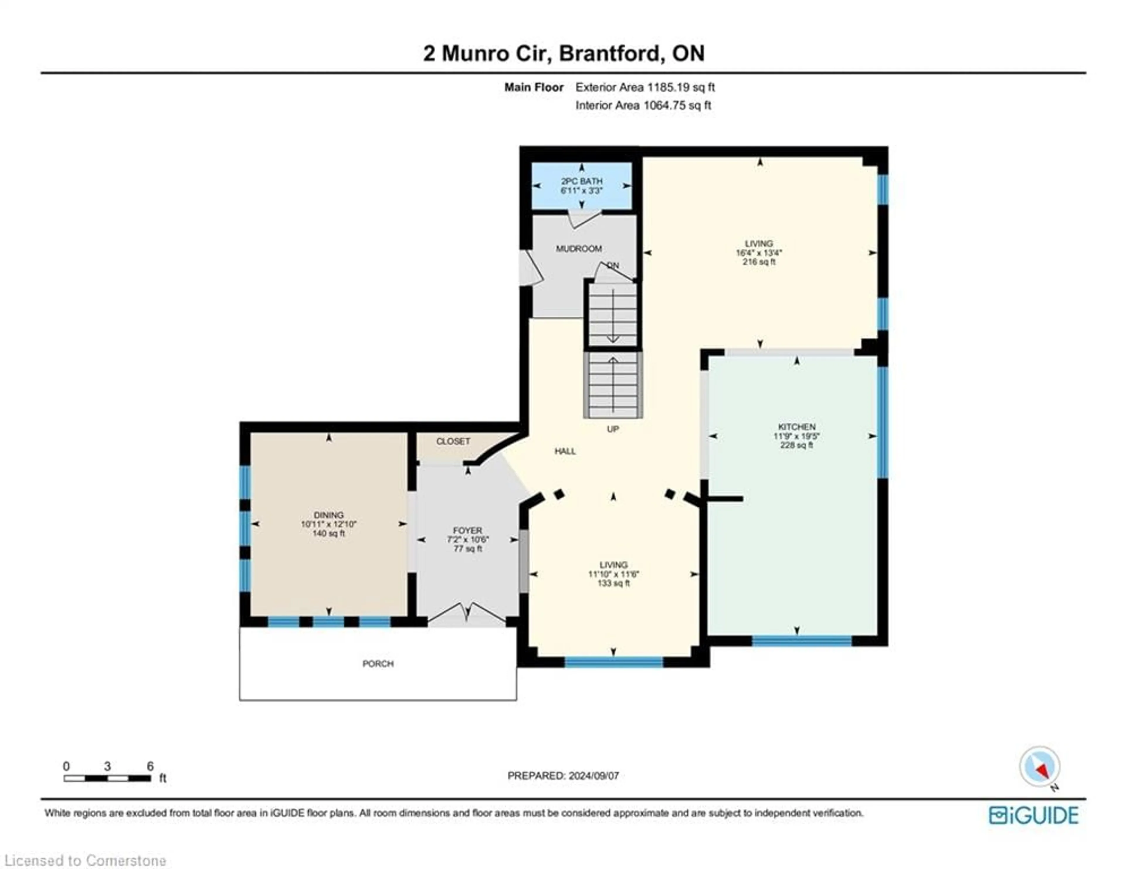 Floor plan for 2 Munro Cir, Brantford Ontario N3T 0R1