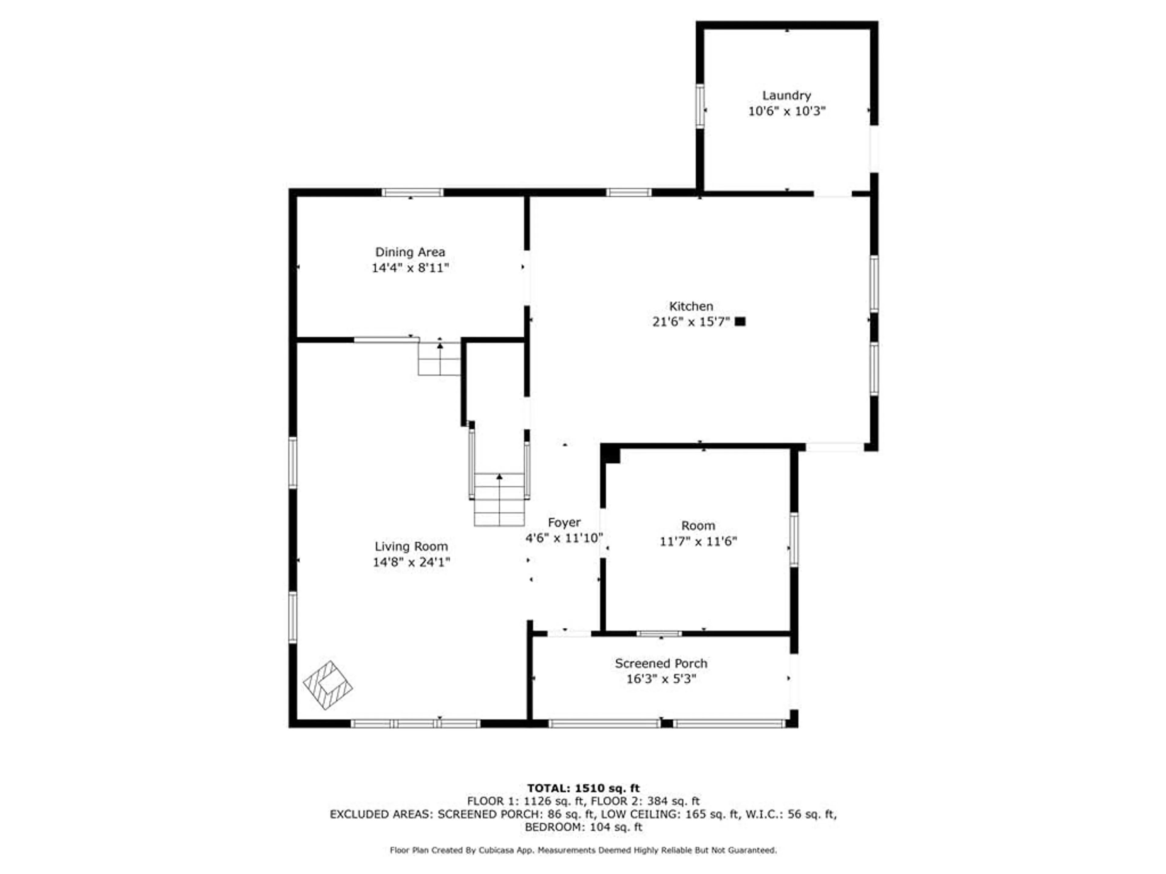 Floor plan for 42 Bay St, Parry Sound Ontario P2A 1S5