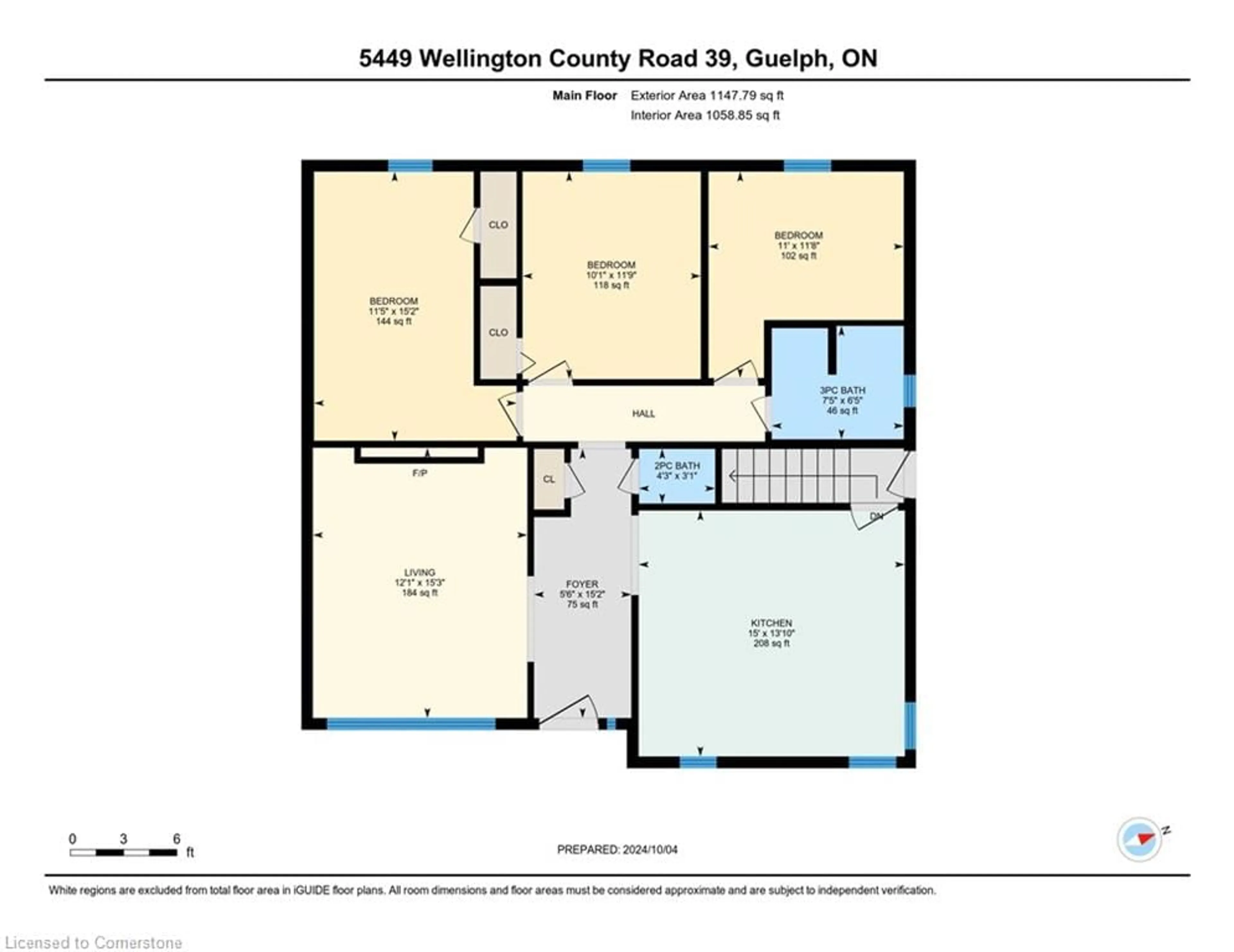 Floor plan for 5449 Wellington Rd 39, Guelph/Eramosa Ontario N1H 6J2