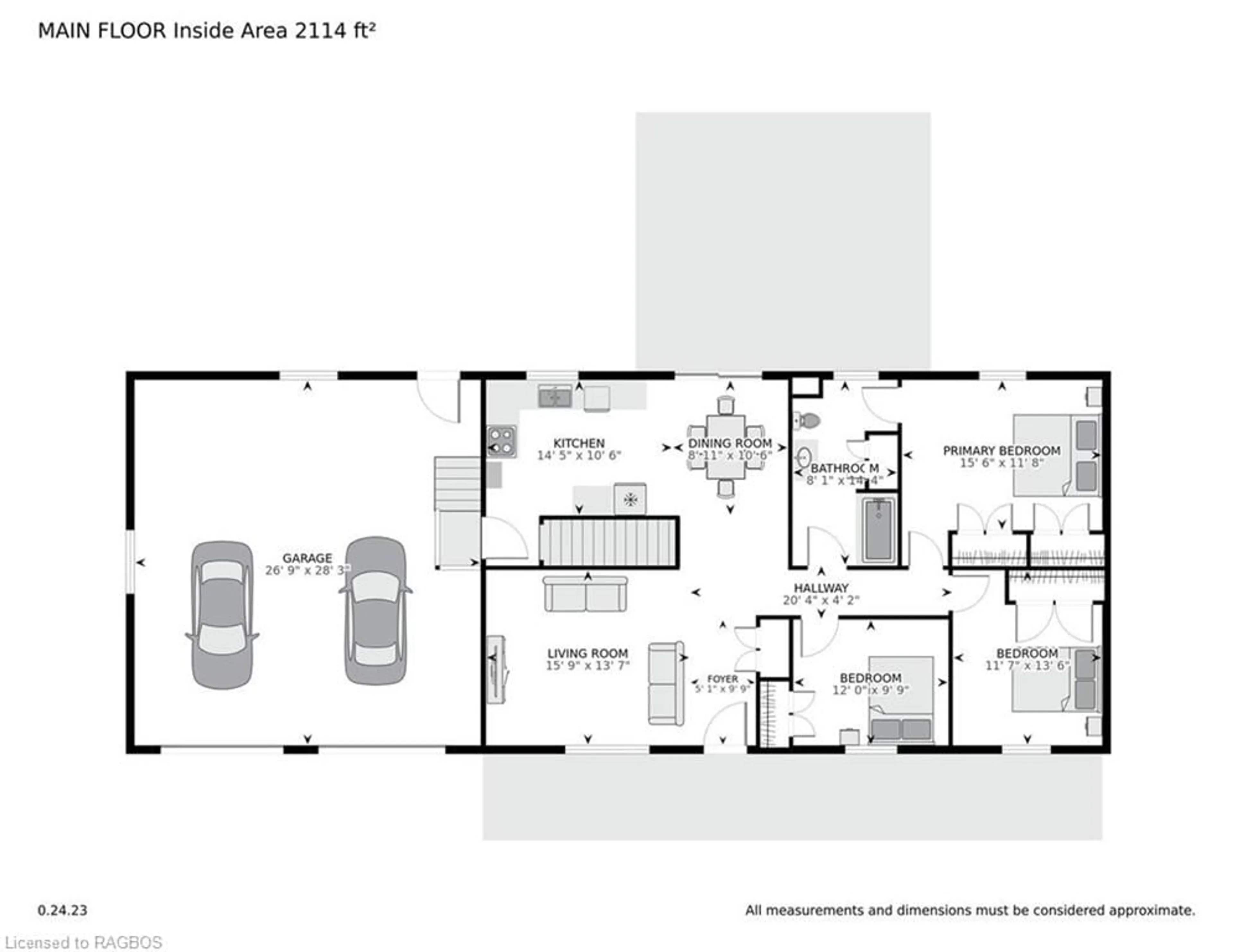 Floor plan for 116 Patterson Pky, Georgian Bluffs Ontario N0H 2T0