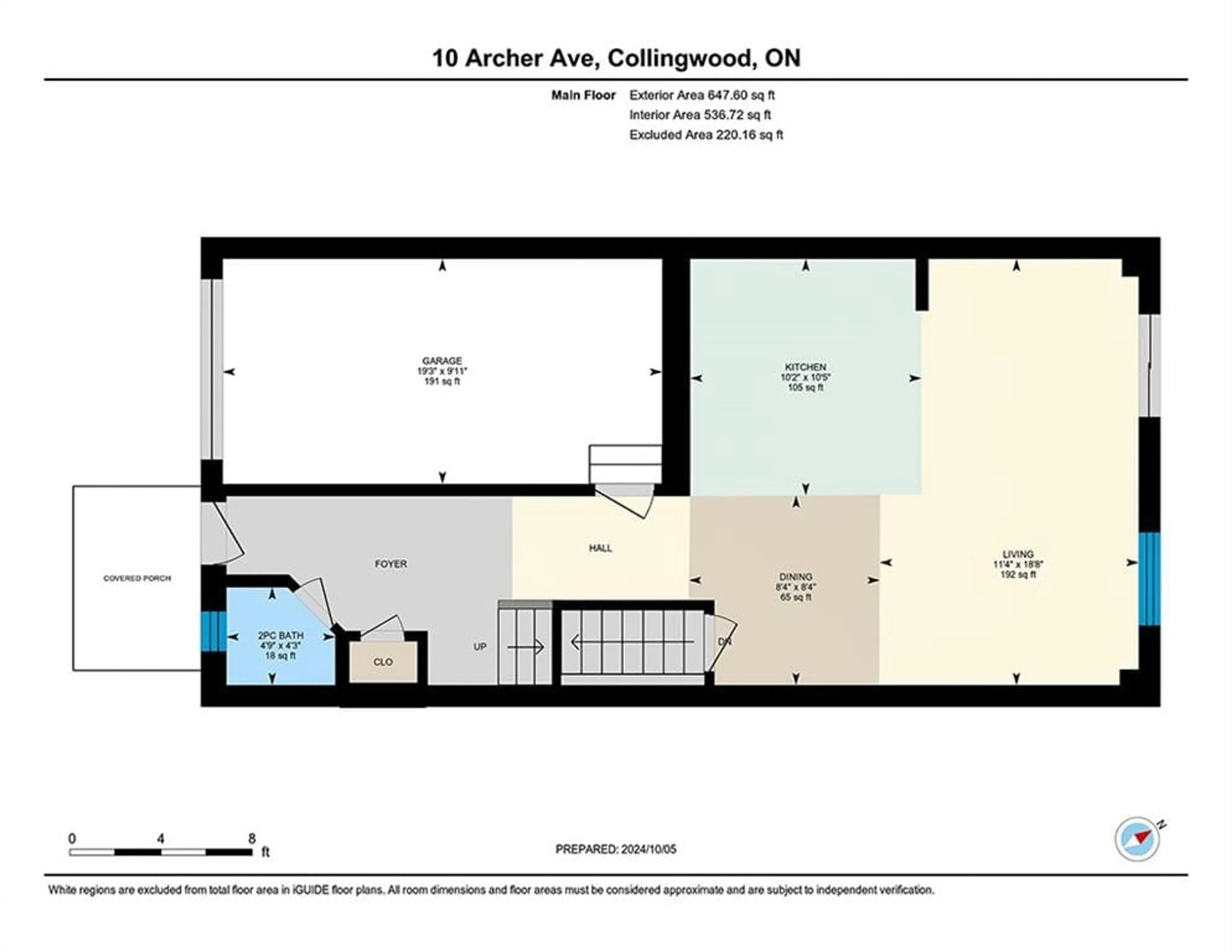 Floor plan for 10 Archer Ave, Collingwood Ontario L9Y 3B7