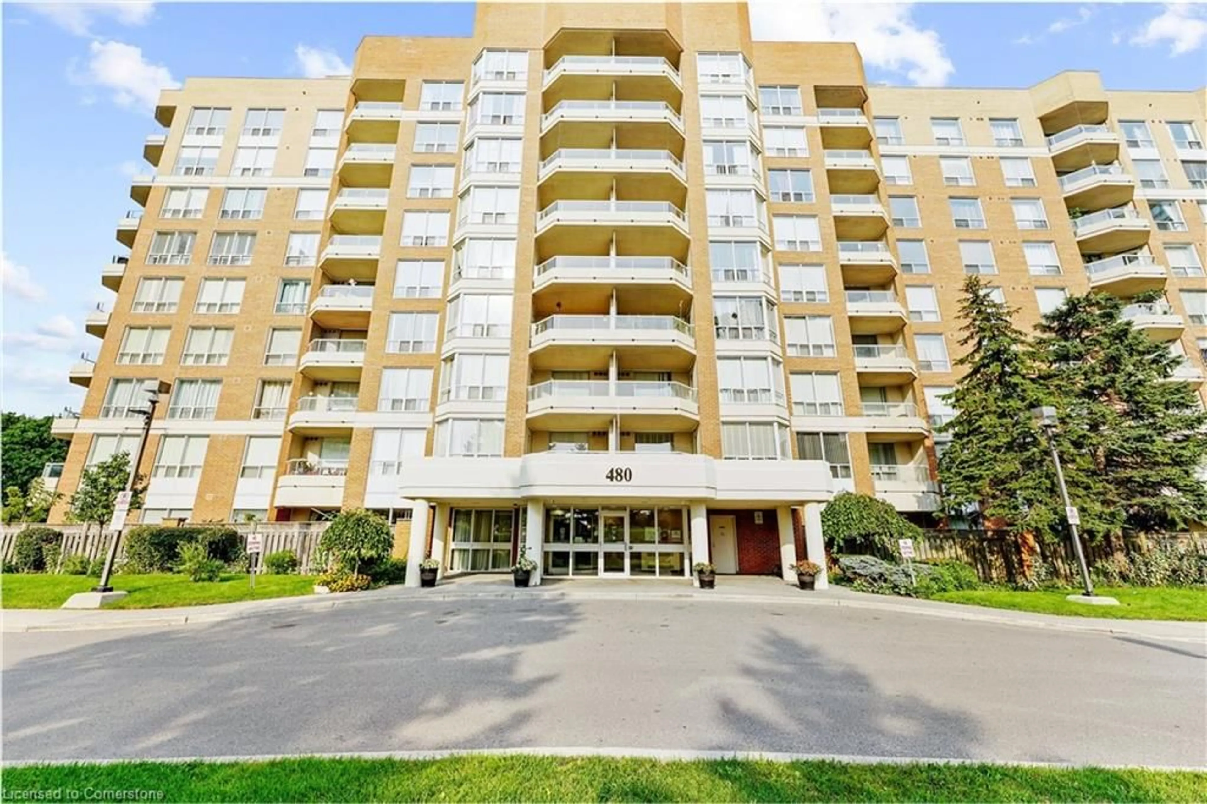 A pic from exterior of the house or condo, the front or back of building for 480 Mclevin Ave #104, Scarborough Ontario M1B 5N9