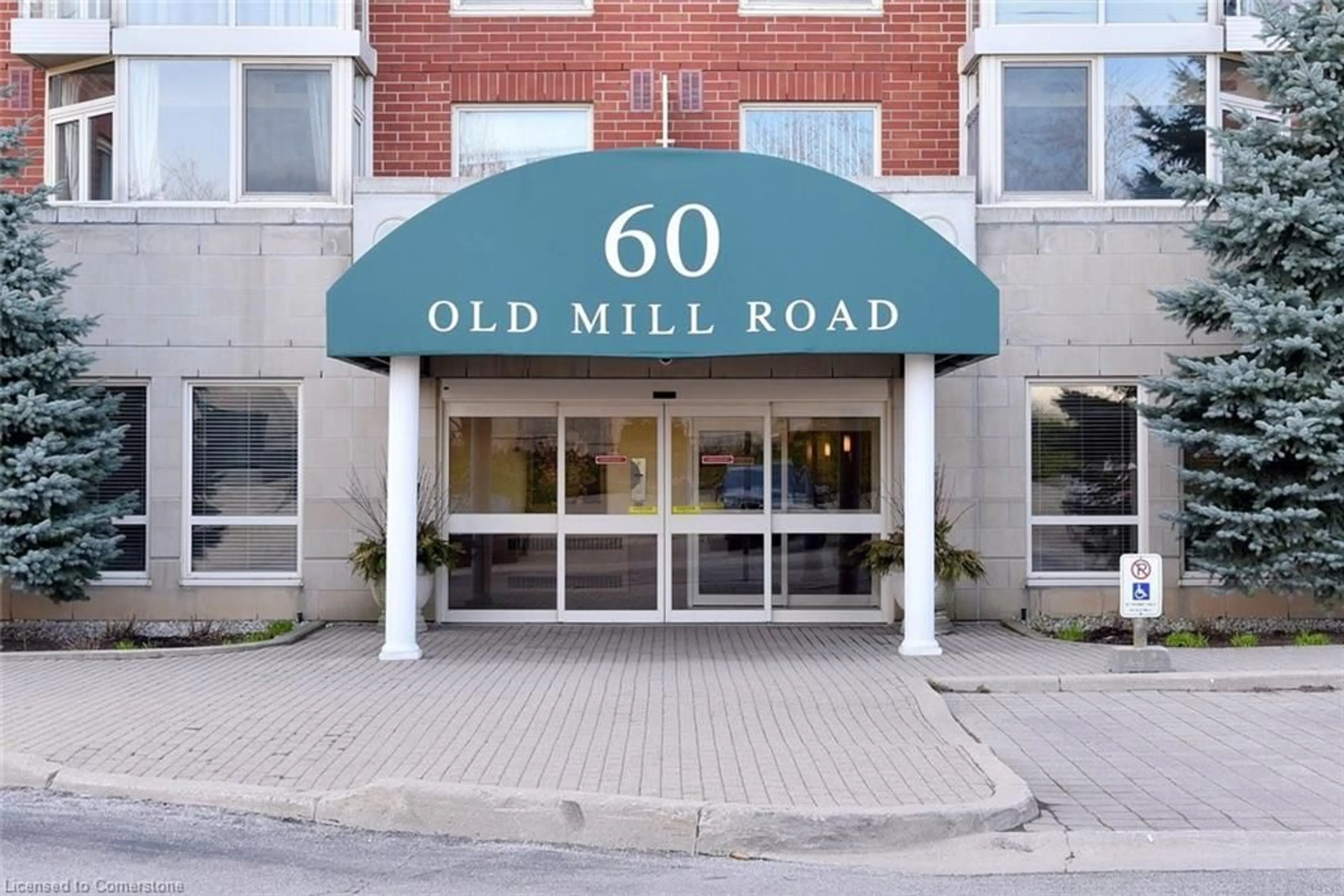 A pic from exterior of the house or condo for 60 Old Mill Rd #603, Oakville Ontario L6J 7V9