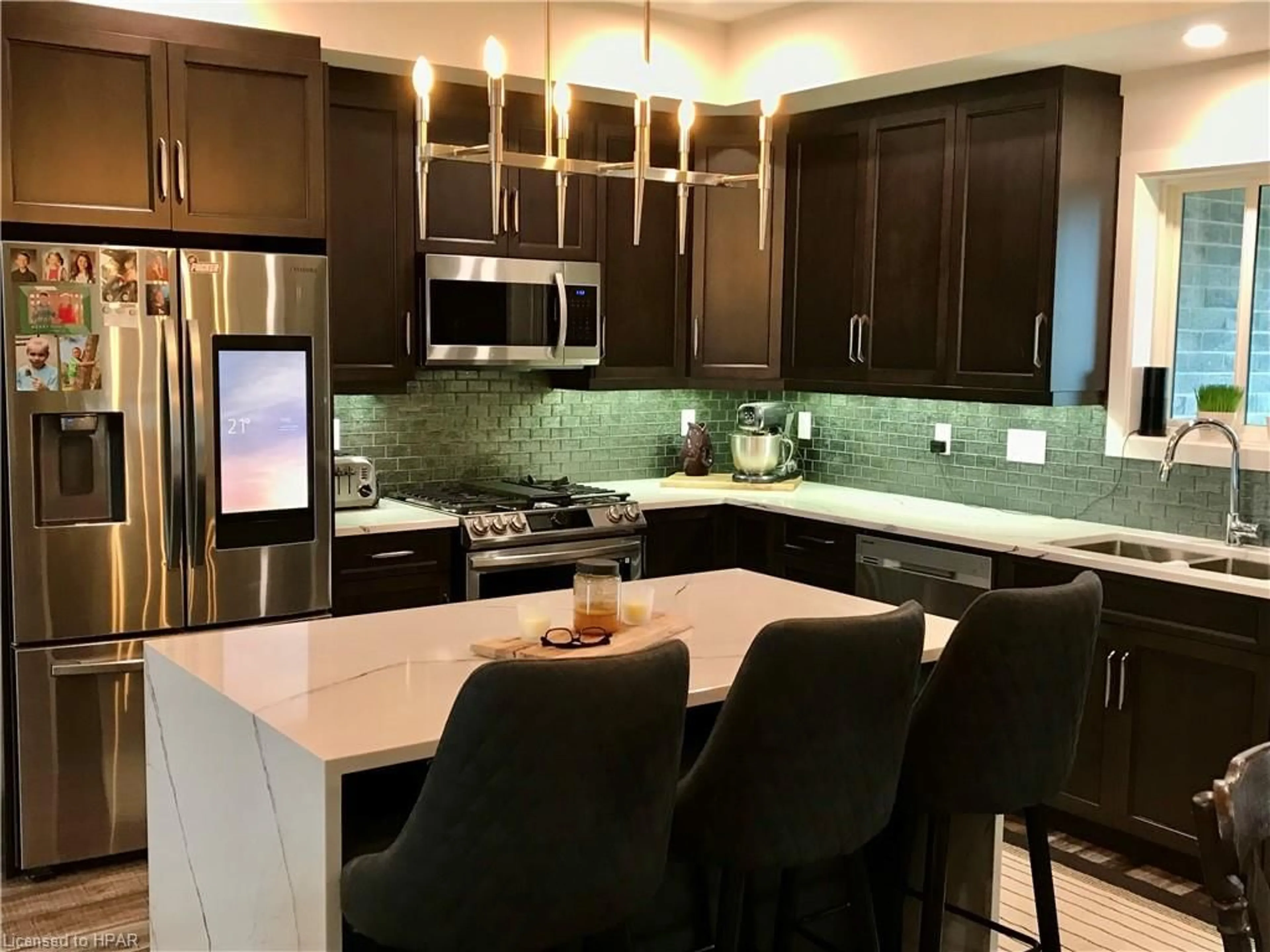 Open concept kitchen for 215 Duncan St, Mitchell Ontario N0K 1N0