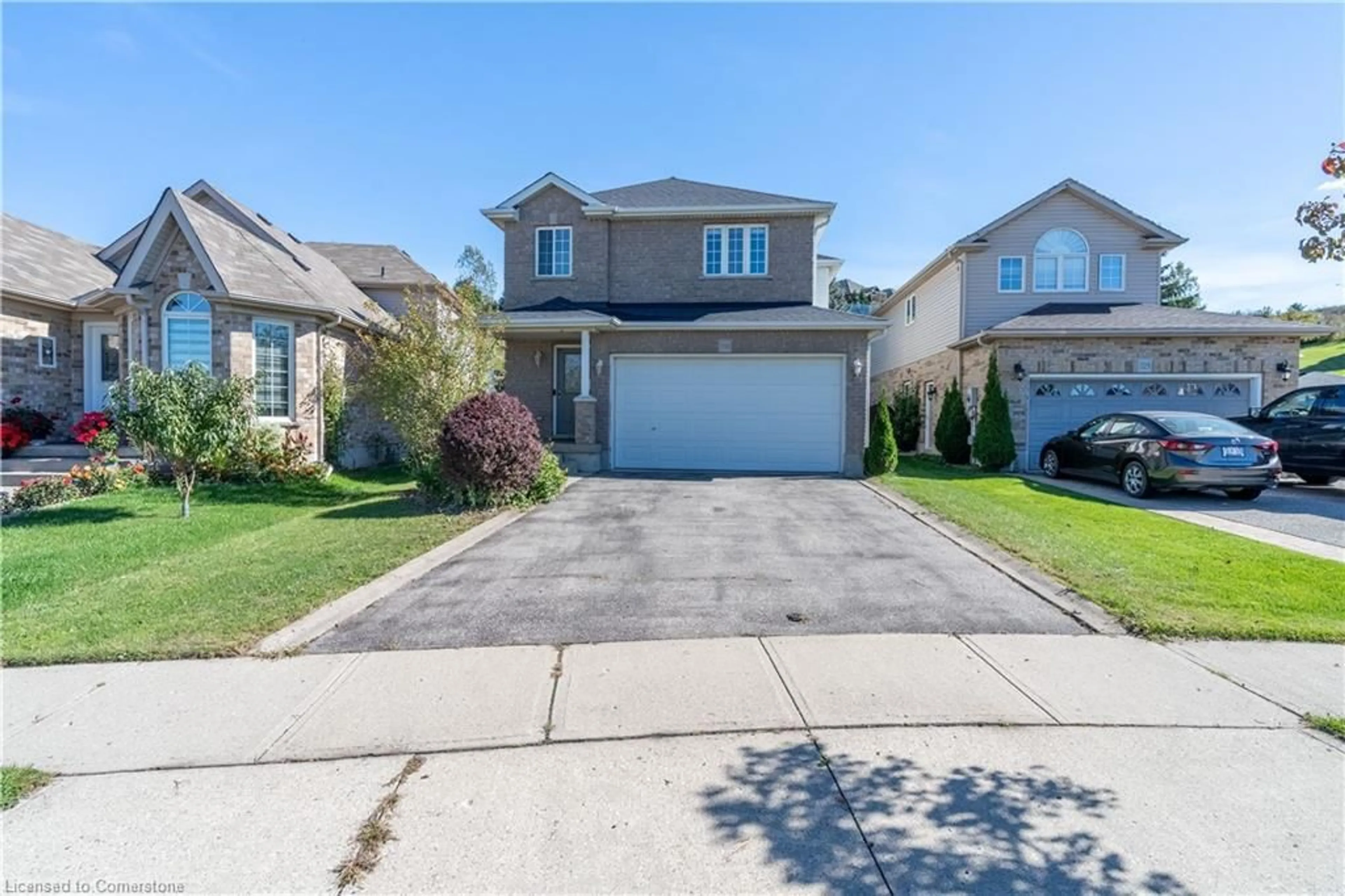 Frontside or backside of a home, the street view for 533 Langlaw Dr, Cambridge Ontario N1P 1H8