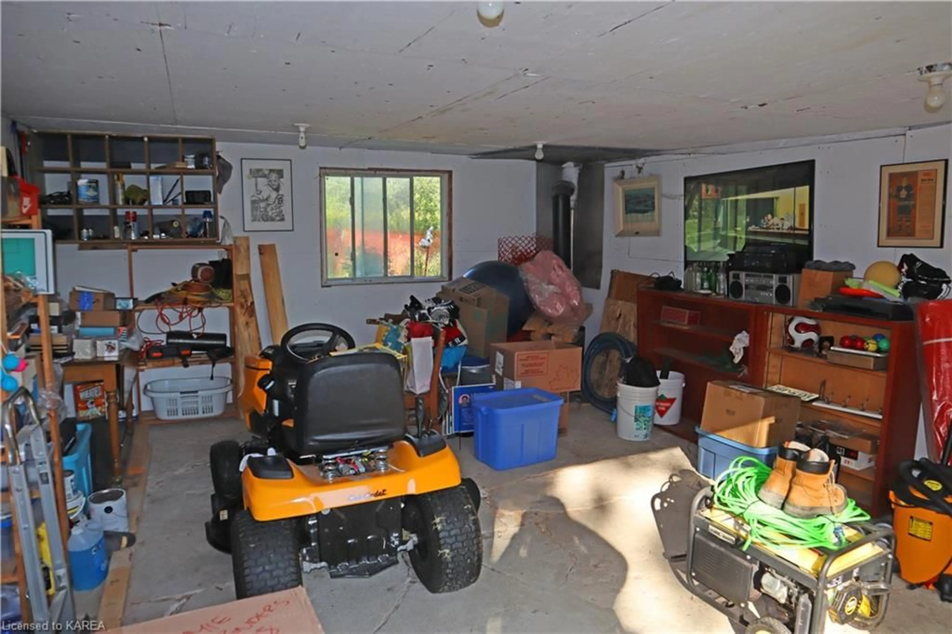 Indoor garage, cement floor for 3281 Switzerville Rd, Napanee Ontario K7R 3K9