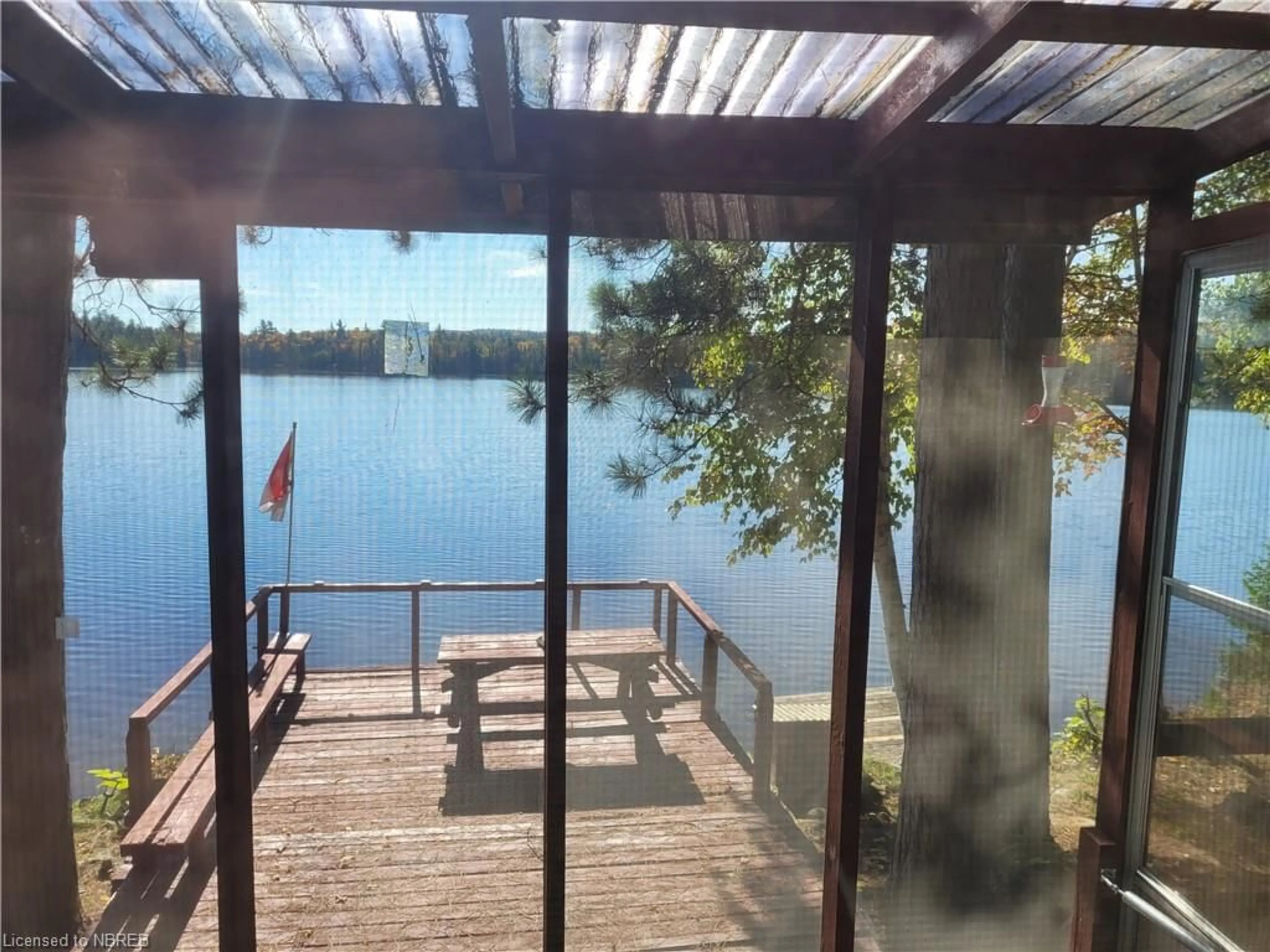 Patio, the view of lake or river for 3138 Sturgeon Lake Rd, Mattawa Ontario P0H 1V0