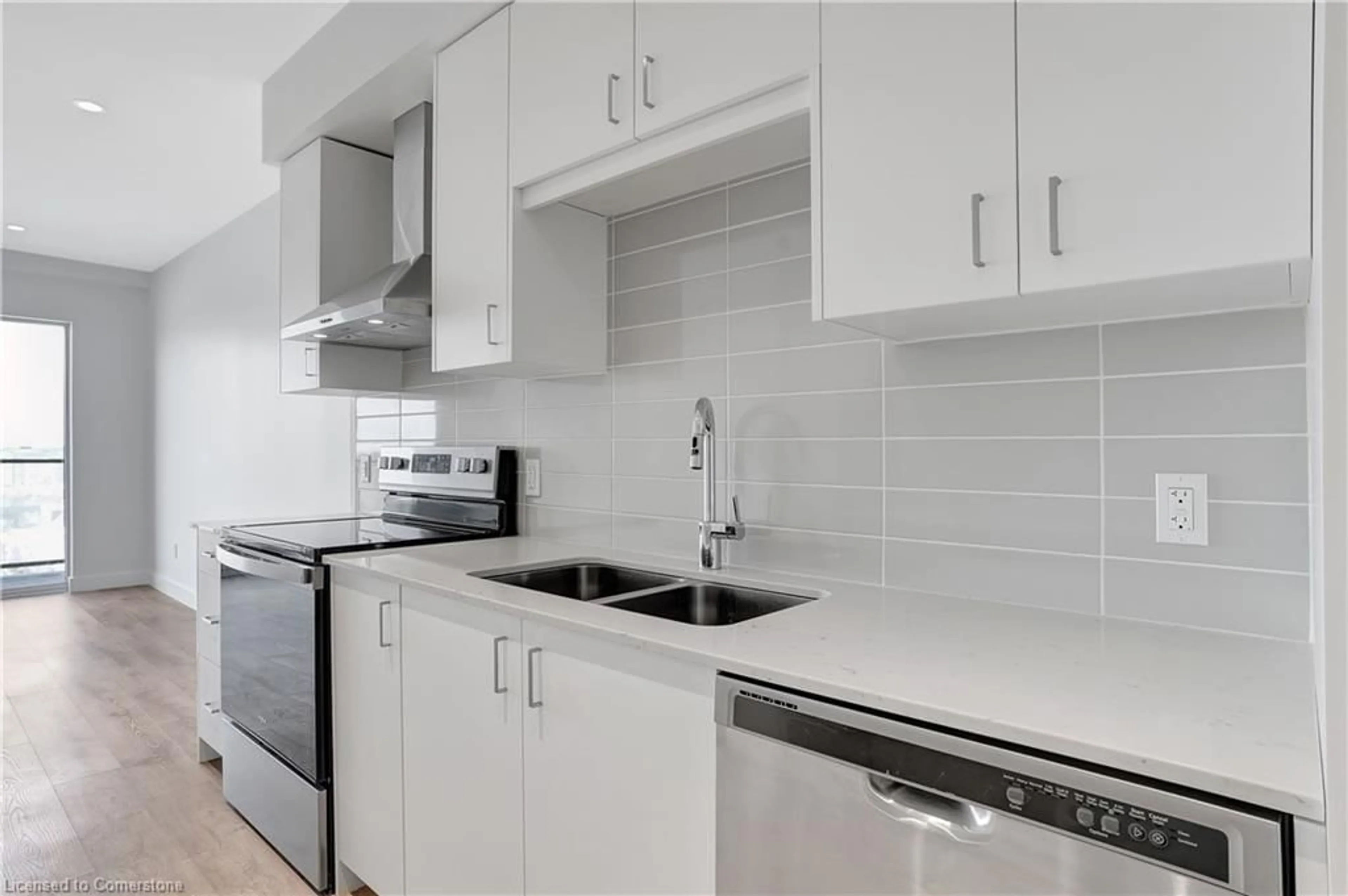 Standard kitchen, wood floors for 50 Grand Ave #1611, Cambridge Ontario N1S 0C2