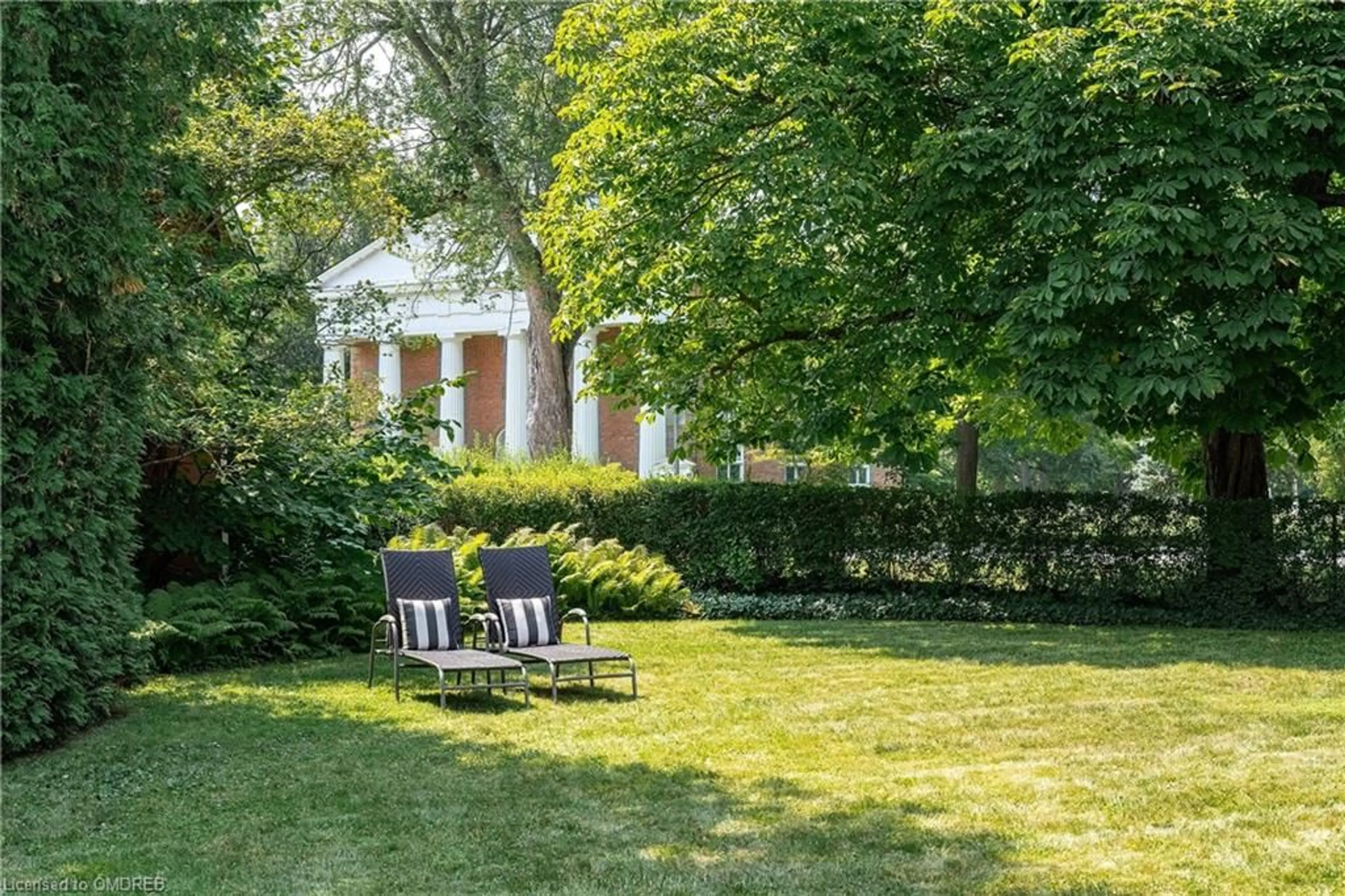 Patio, the fenced backyard for 310 Simcoe St, Niagara-on-the-Lake Ontario L0S 1J0