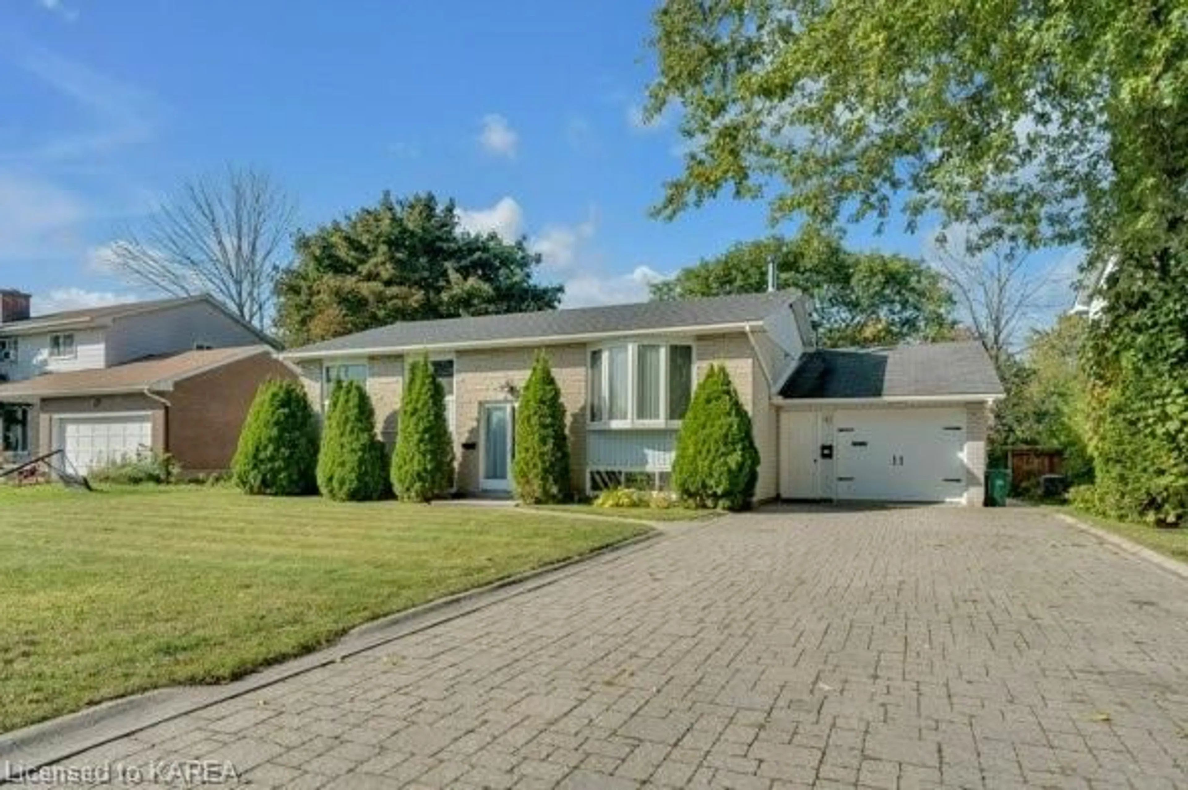 Frontside or backside of a home, the street view for 167 Sherman St, Kingston Ontario K7M 4G9