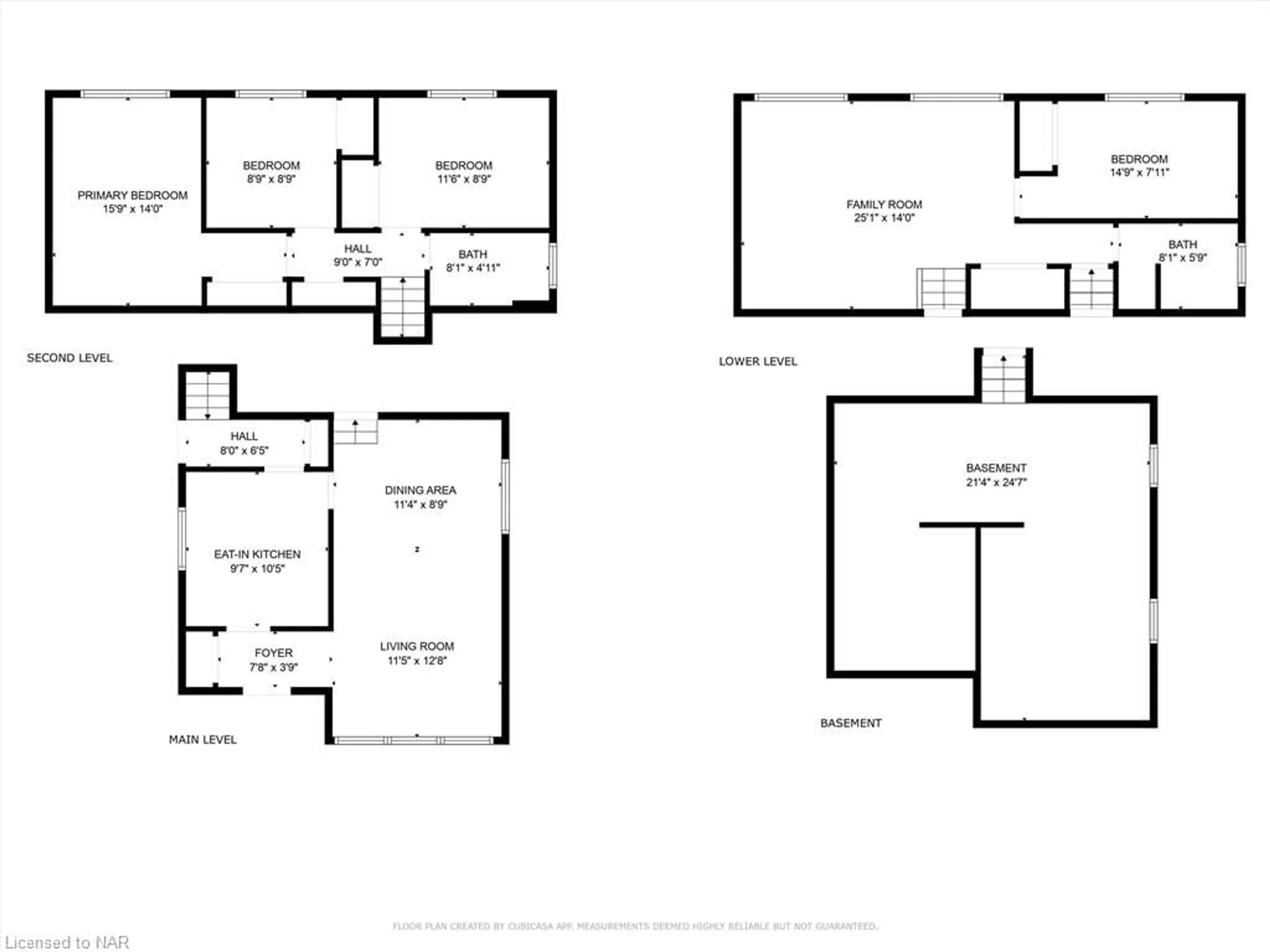 Floor plan for 14 Valley Rd, St. Catharines Ontario L2S 1Y6