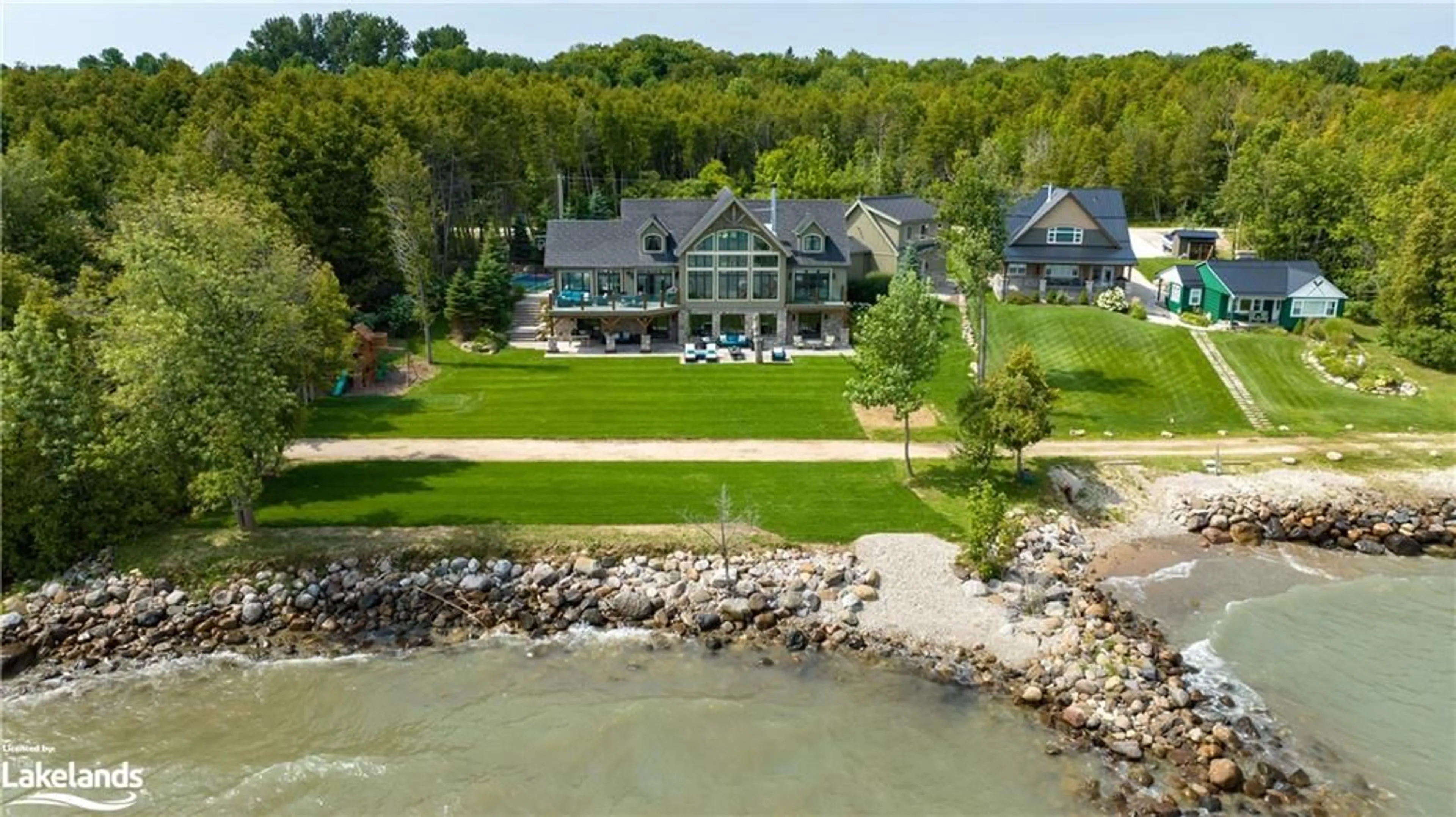 A pic from exterior of the house or condo, lake for 148 Georgian Beach Lane, Meaford Ontario N4L 1W5