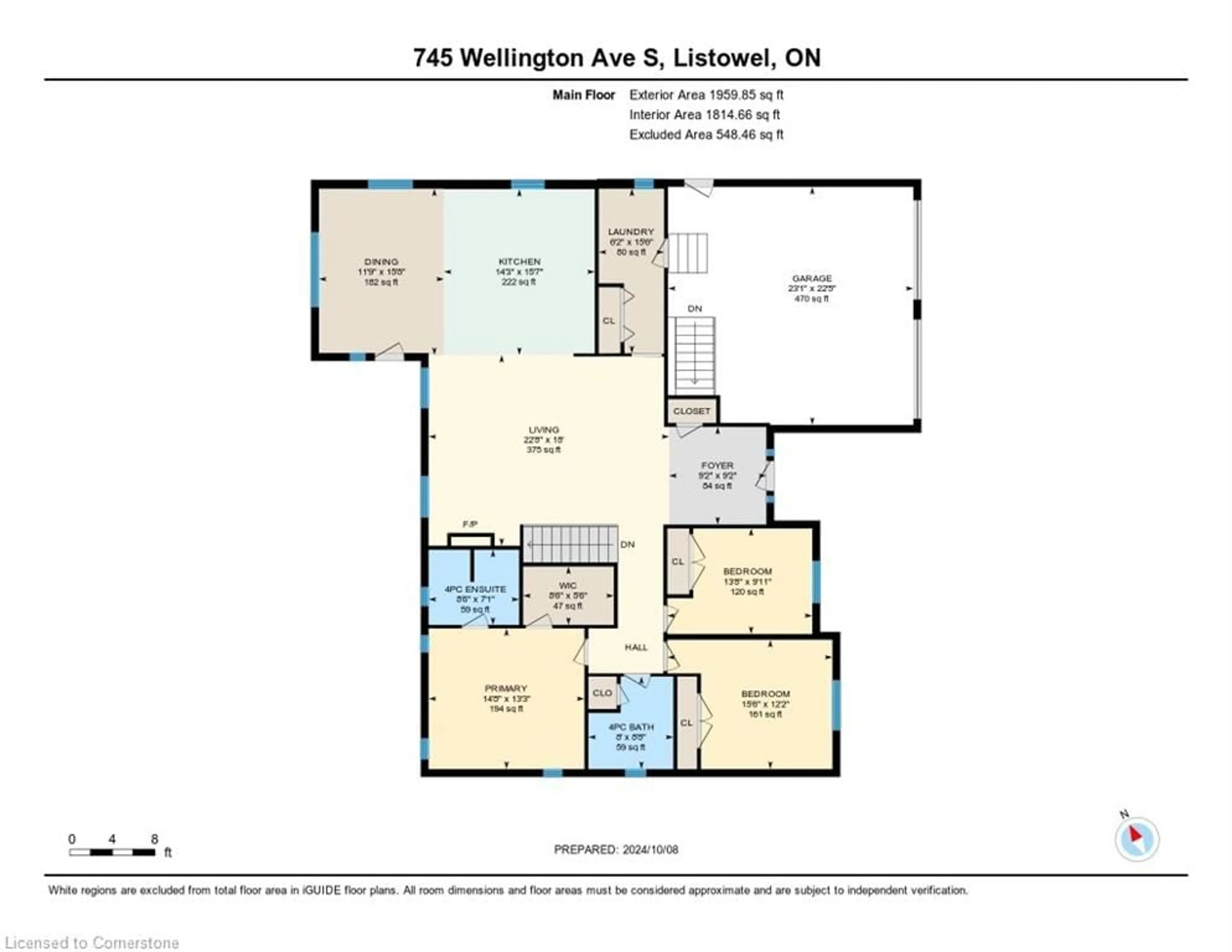 Floor plan for 745 Wellington Ave, Listowel Ontario N4W 3S8