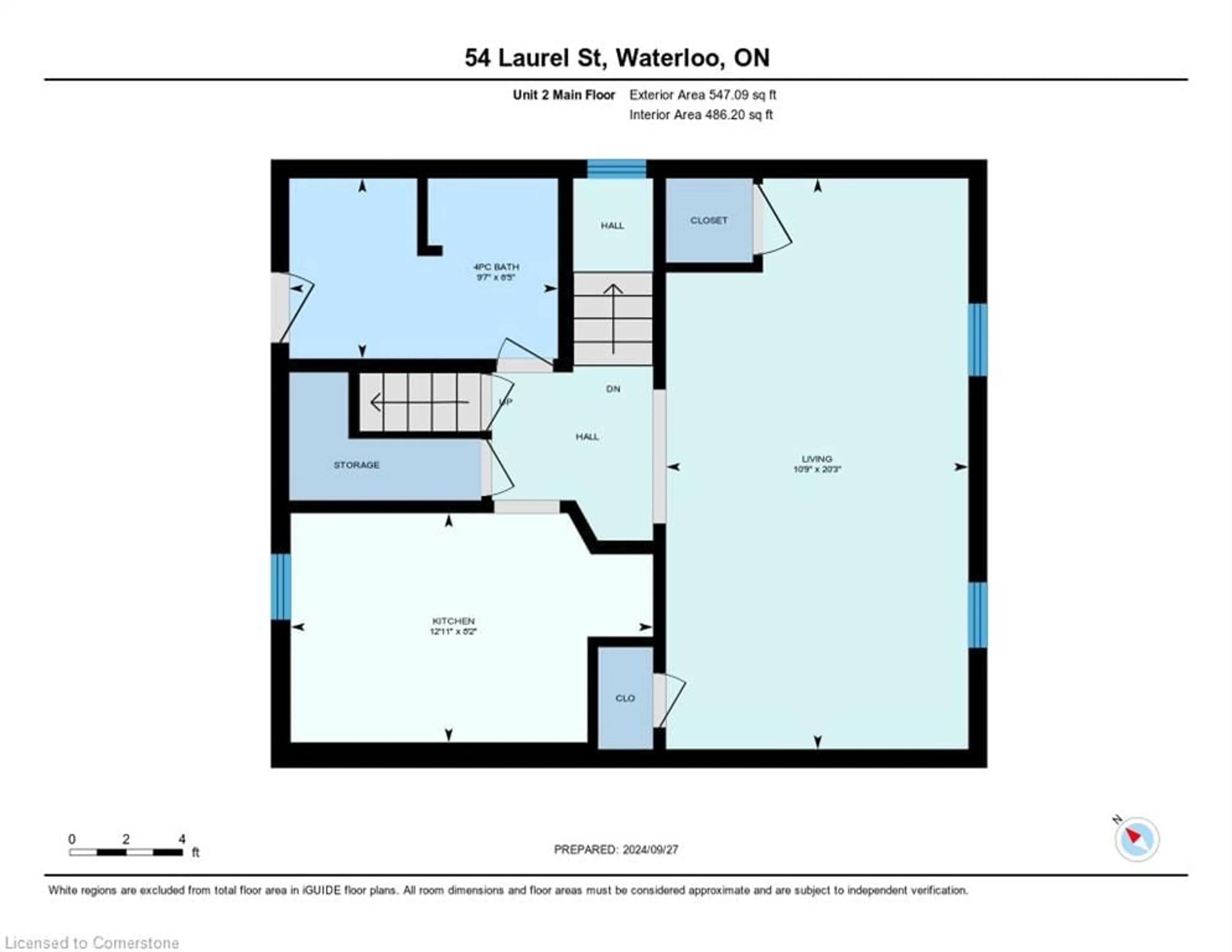 Floor plan for 54 Laurel St, Waterloo Ontario N2J 2H2