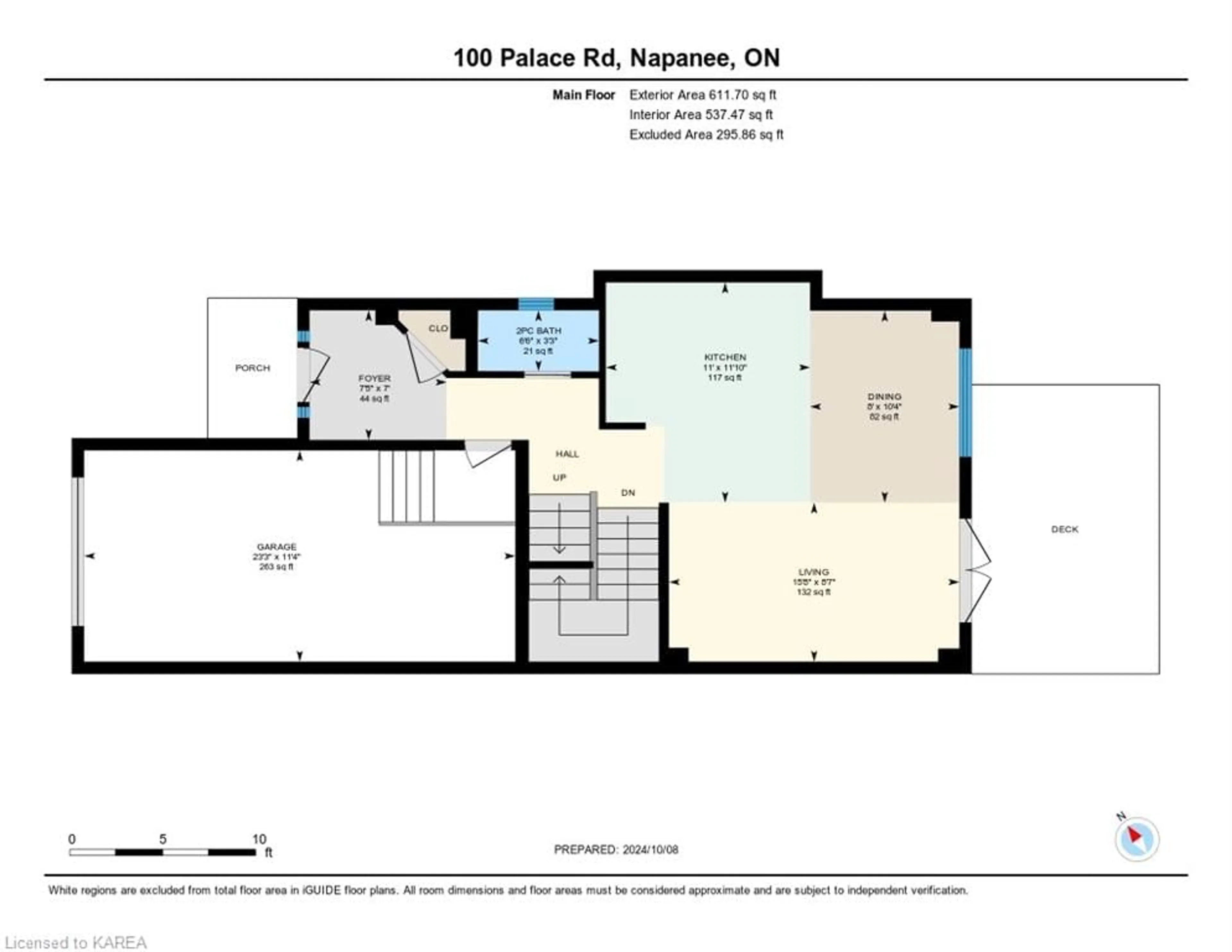 Floor plan for 100 Palace Rd, Napanee Ontario K7R 3B3