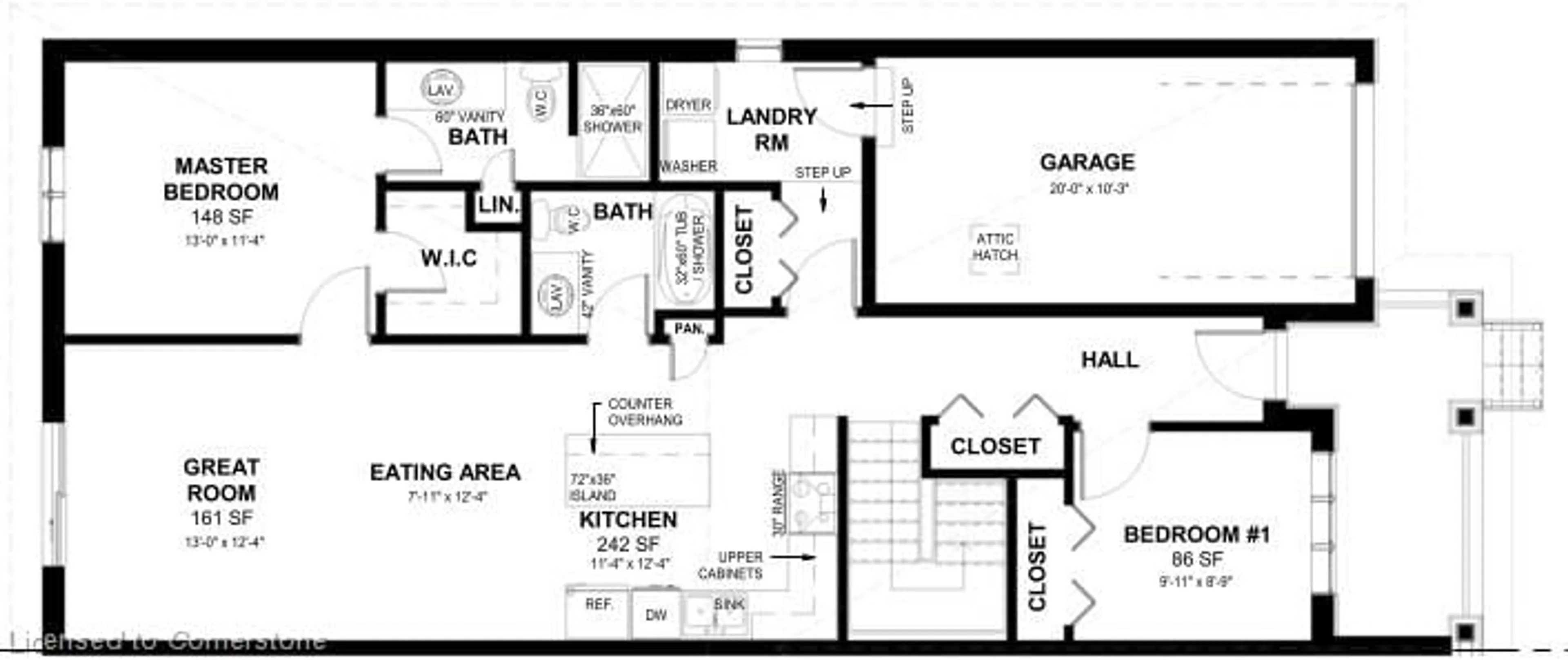 Floor plan for 126 South Parkwood Blvd, Elmira Ontario N3B 0E6