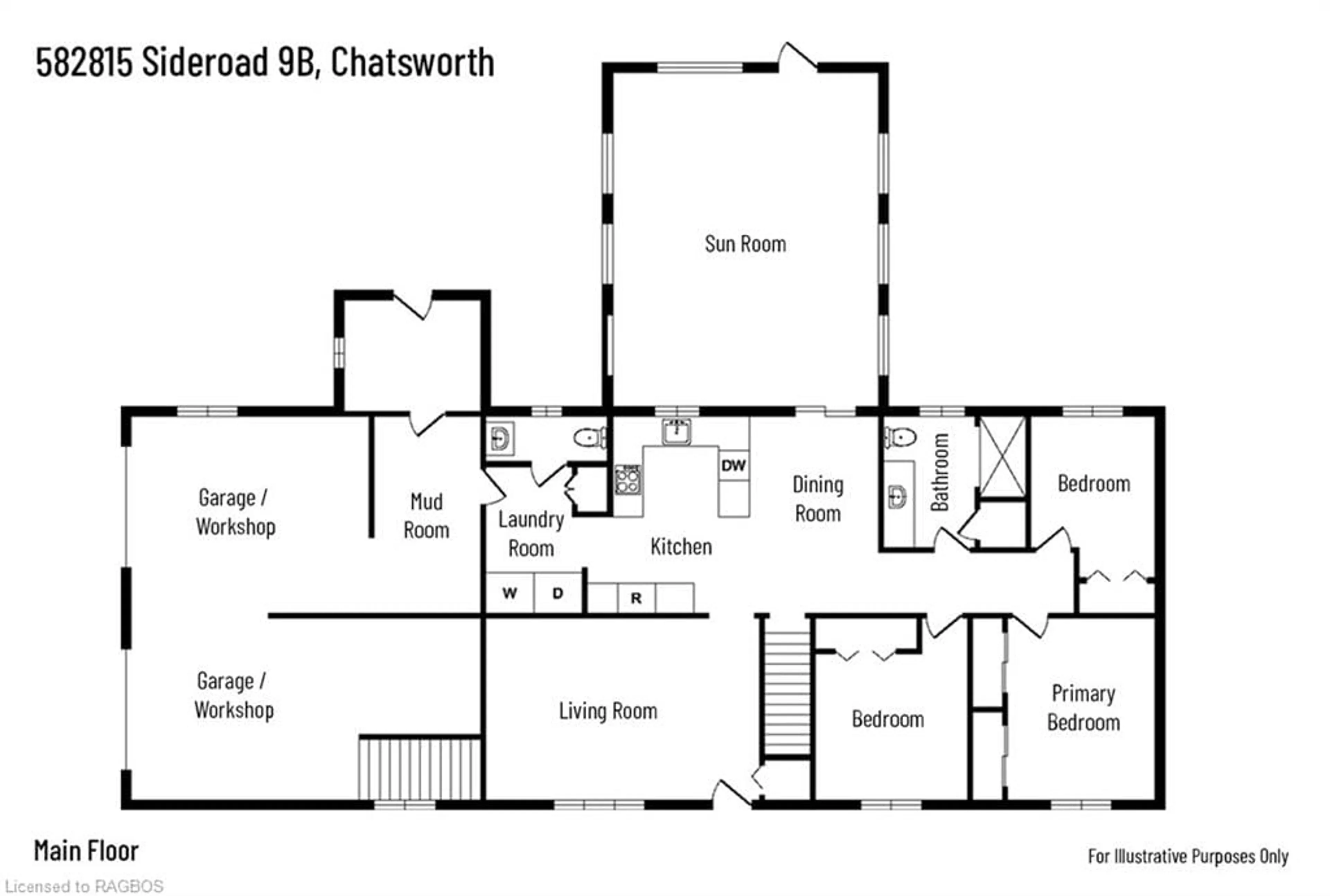 Floor plan for 582815 Sideroad 9b, Chatsworth (Twp) Ontario N0H 2V0