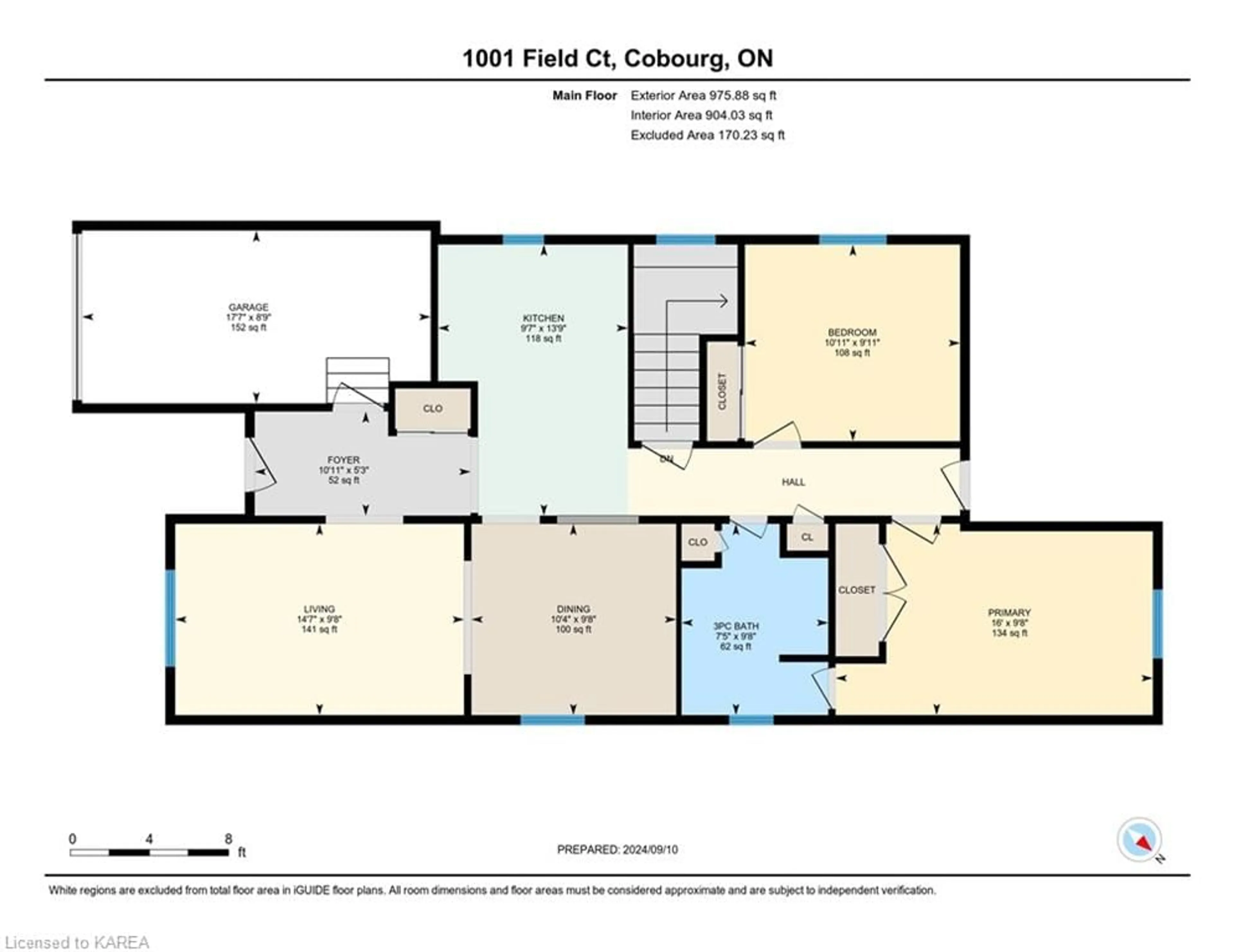 Floor plan for 1001 Field Crt, Cobourg Ontario K9A 5M9