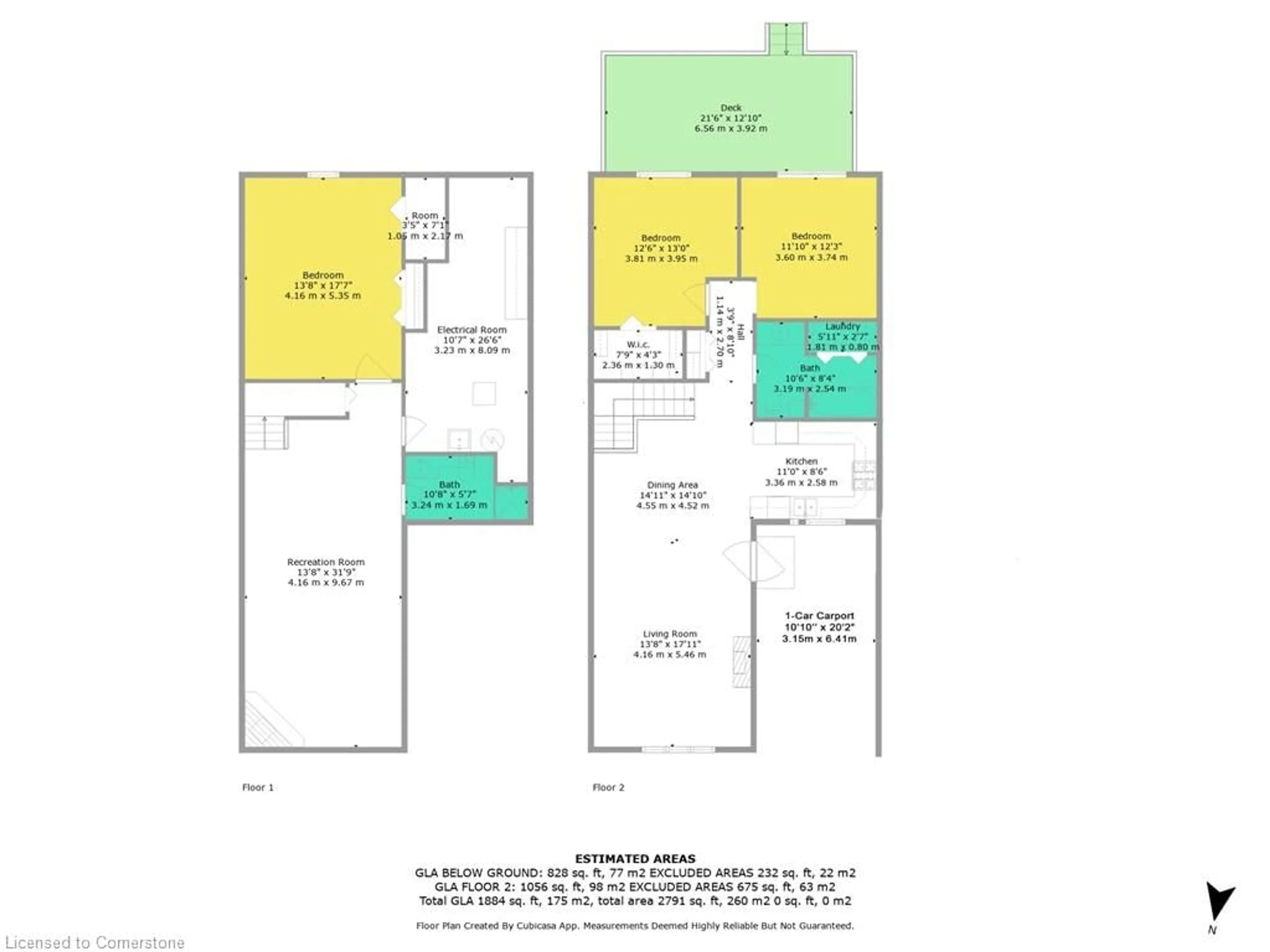 Floor plan for 175 Victoria St #38, Simcoe Ontario N3Y 5L8