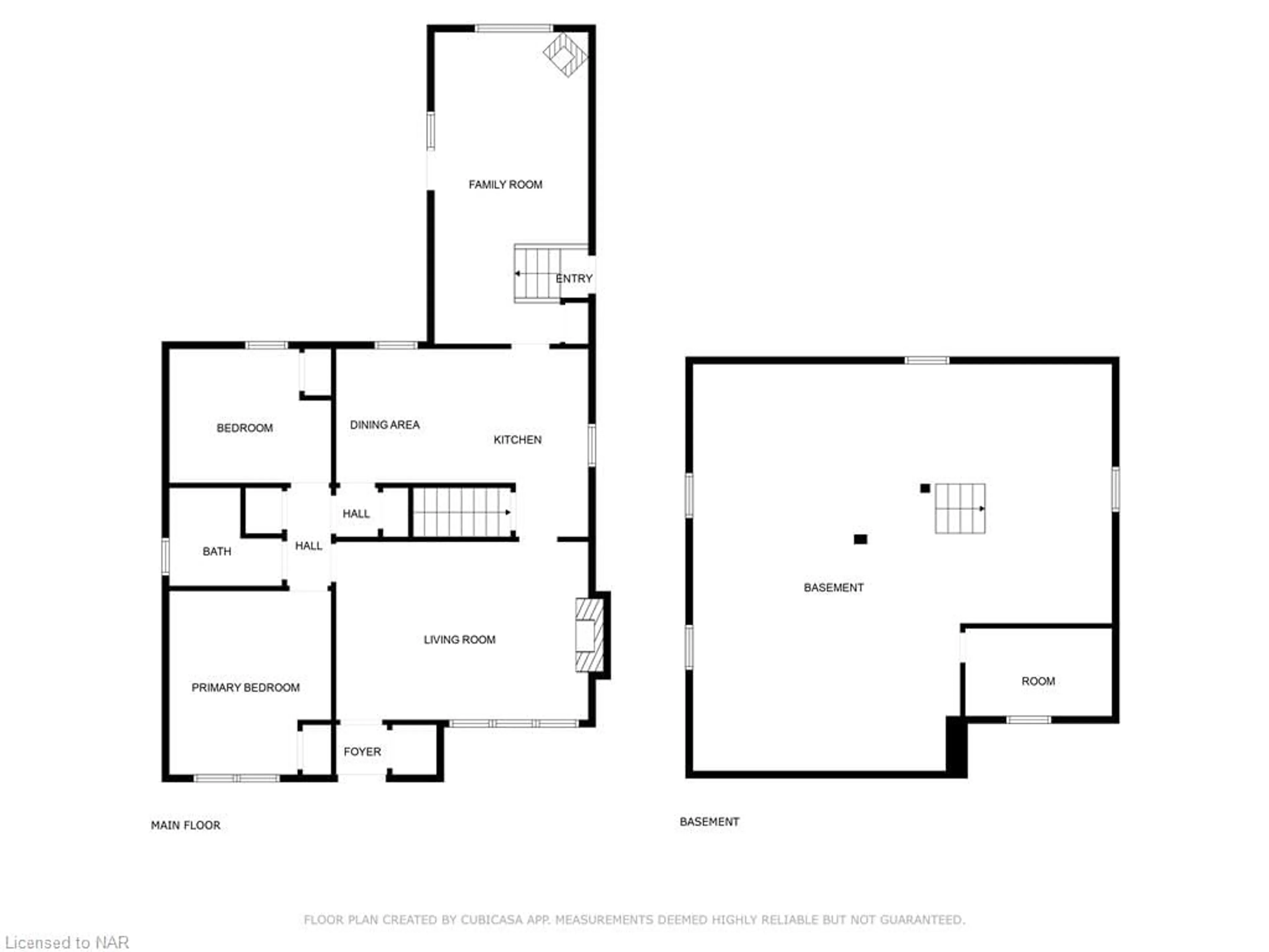 Floor plan for 6 Cliff Rd, St. Catharines Ontario L2R 3W1