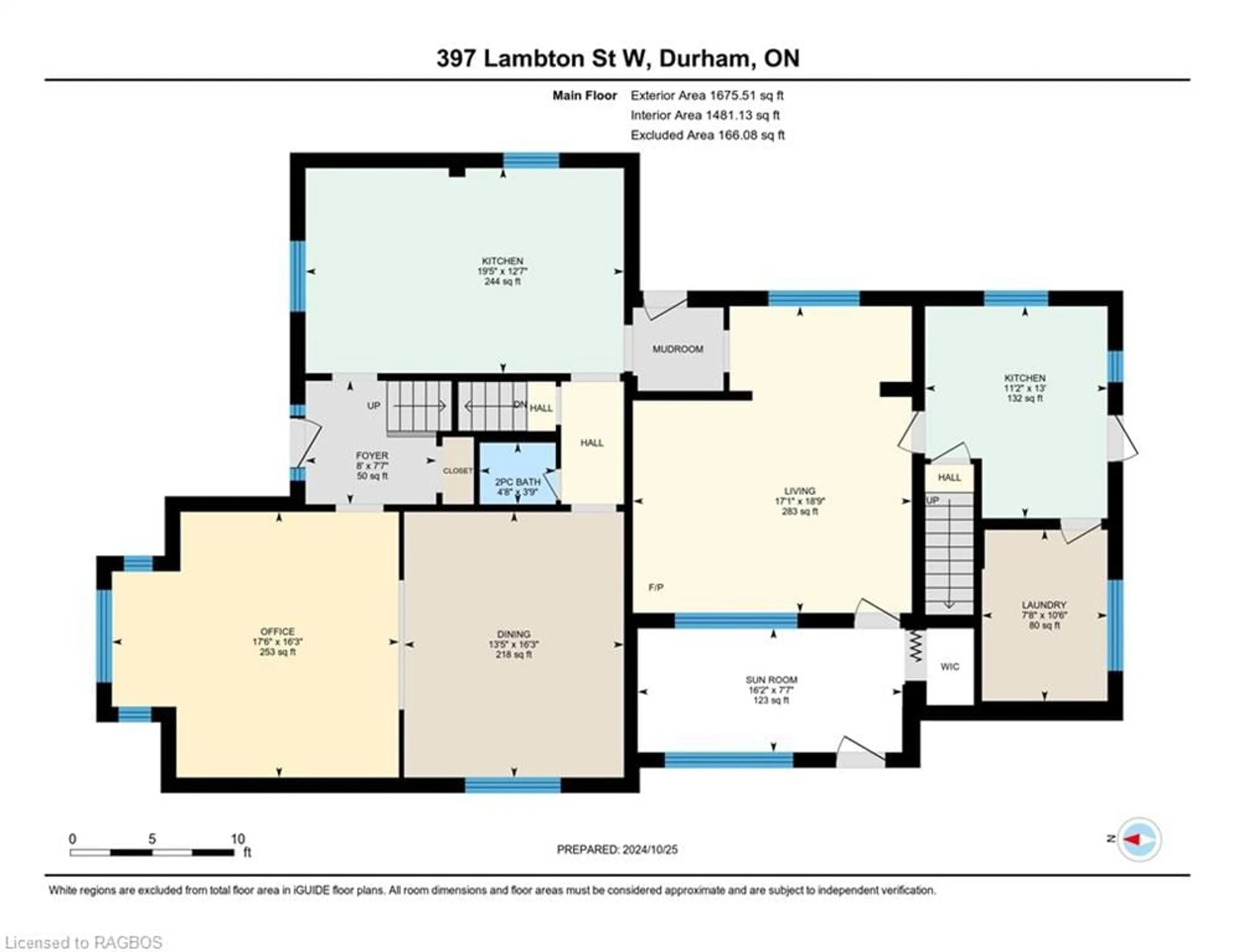 Floor plan for 397 Lambton St, Durham Ontario N0G 1R0