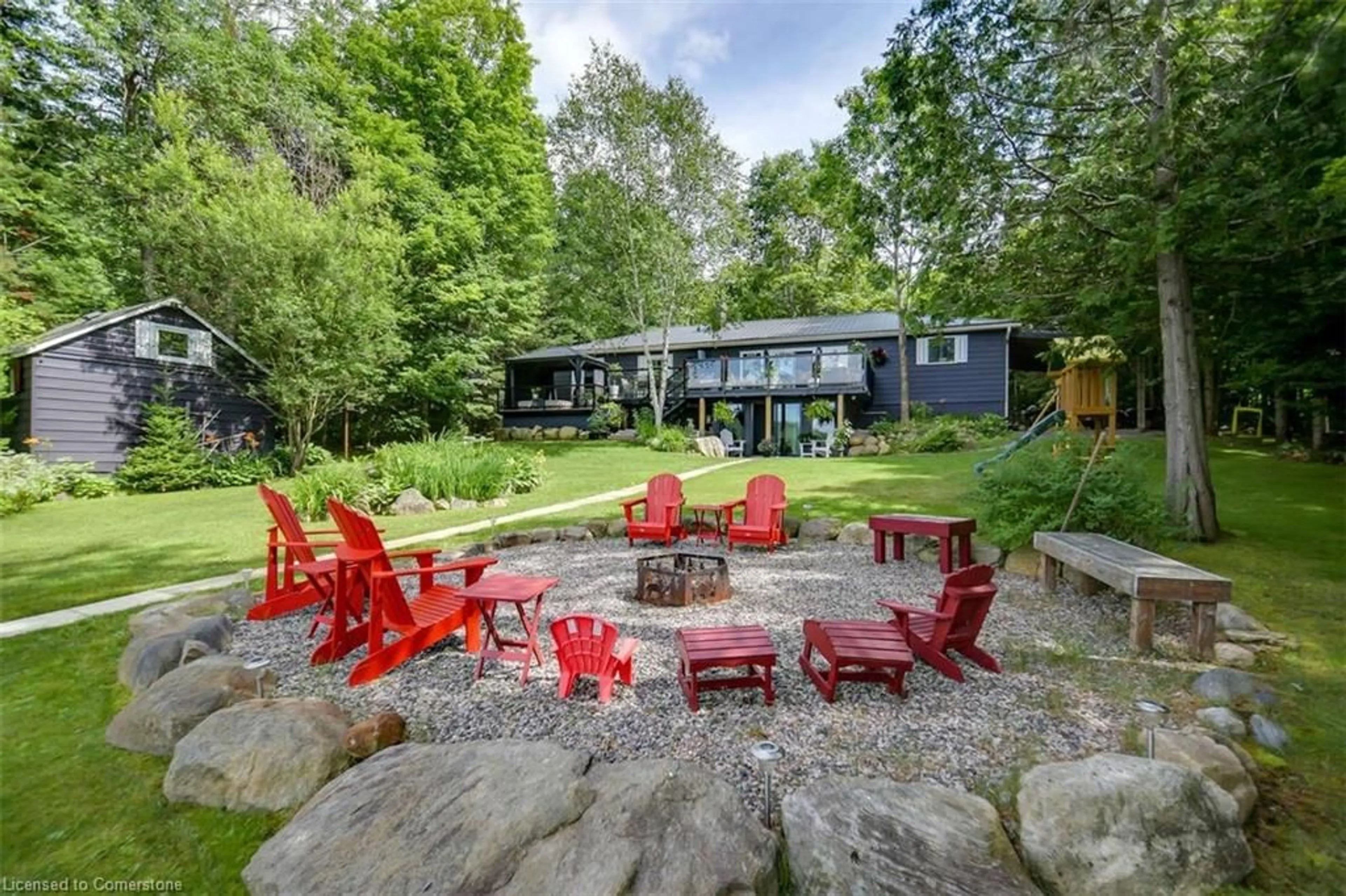 Patio, cottage for 889 Bay Lake Rd, Emsdale Ontario P0A 1J0