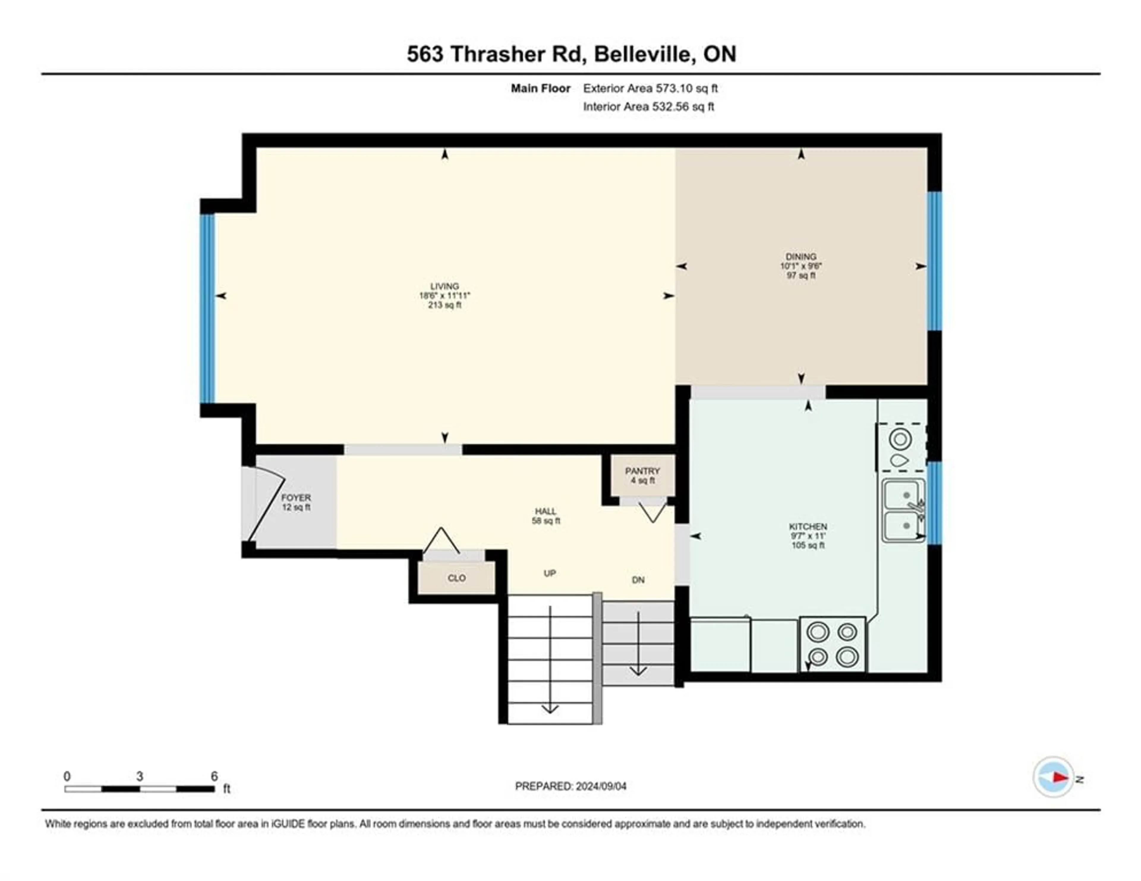 Floor plan for 563 Thrasher Rd, Plainfield Ontario K0K 2V0