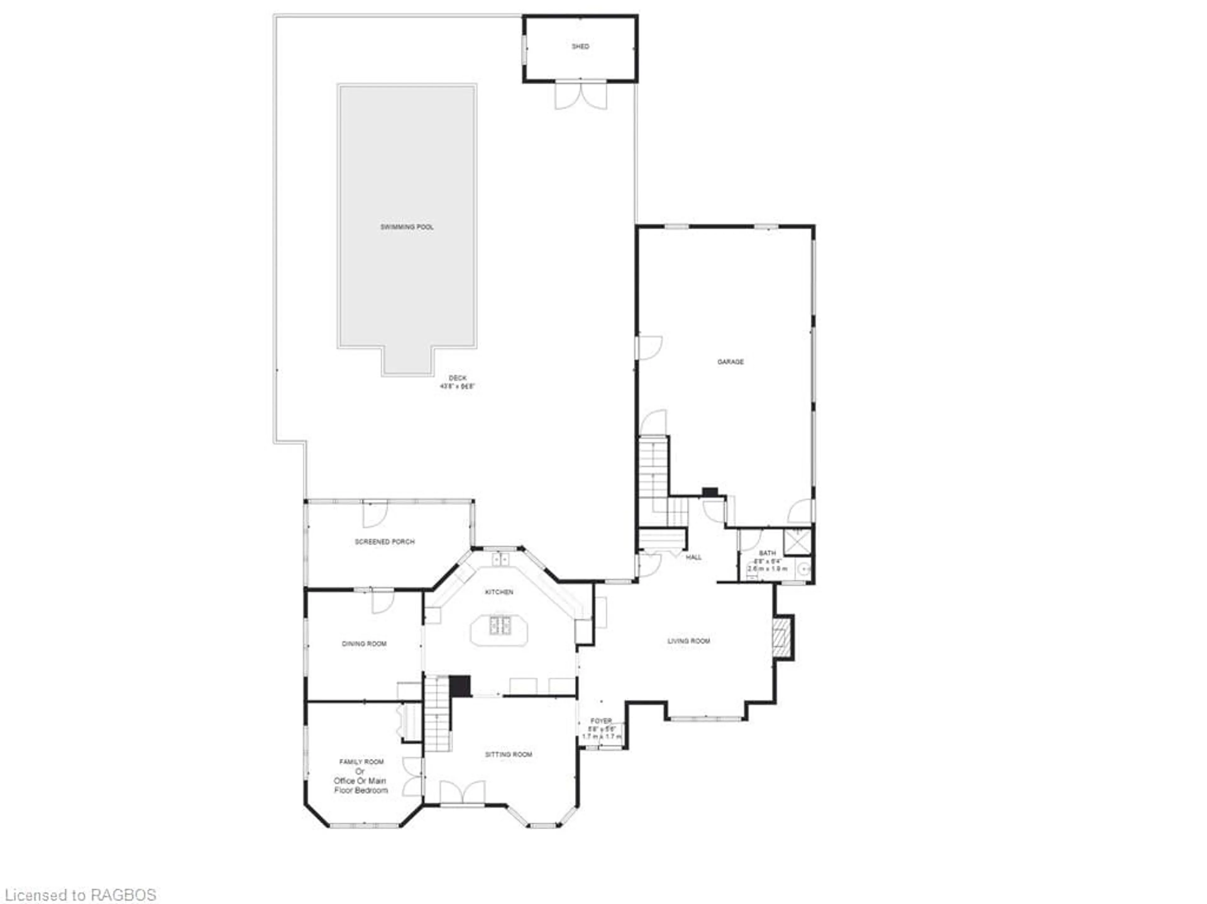 Floor plan for 169 Trillium Dr, Port Elgin Ontario N0H 2C2