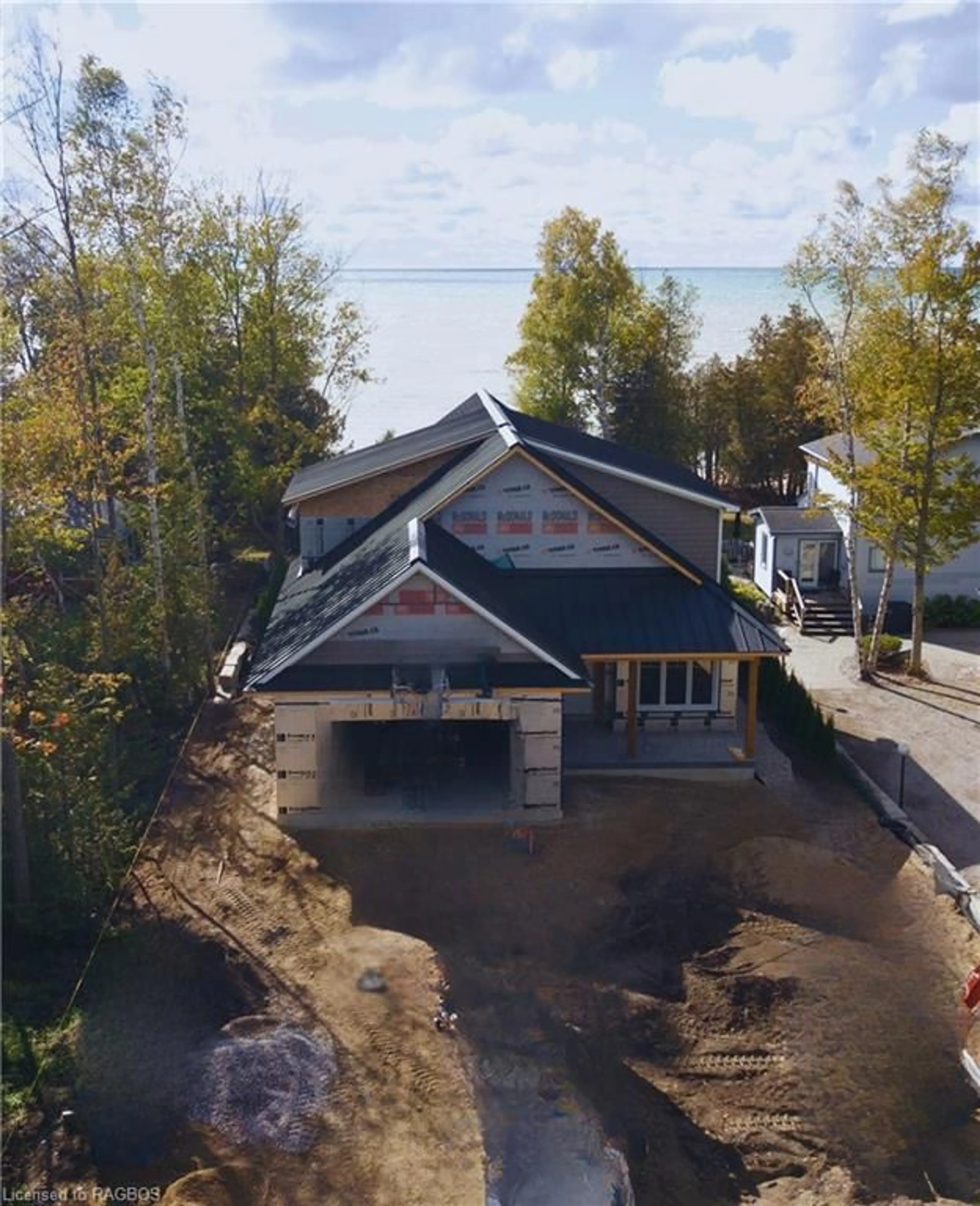 Frontside or backside of a home, the street view for 161 Huron Rd, Point Clark Ontario N0G 2R0