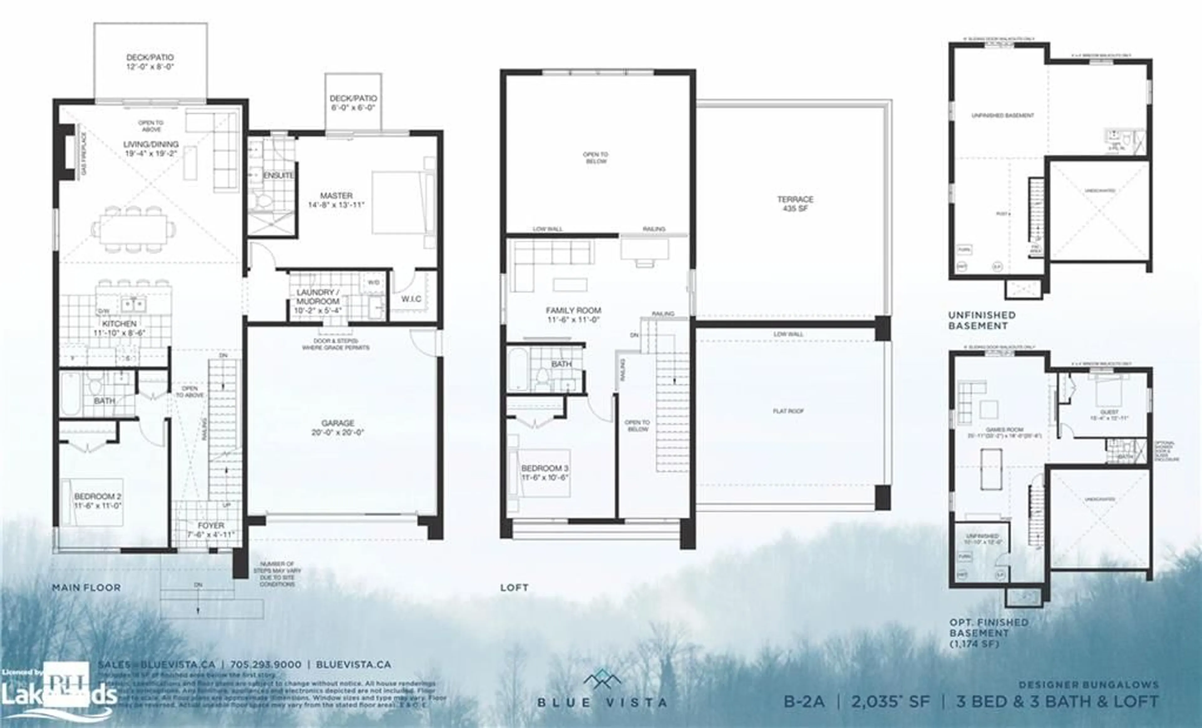 Floor plan for LOT 21 B St, The Blue Mountains Ontario L9Y 0K8