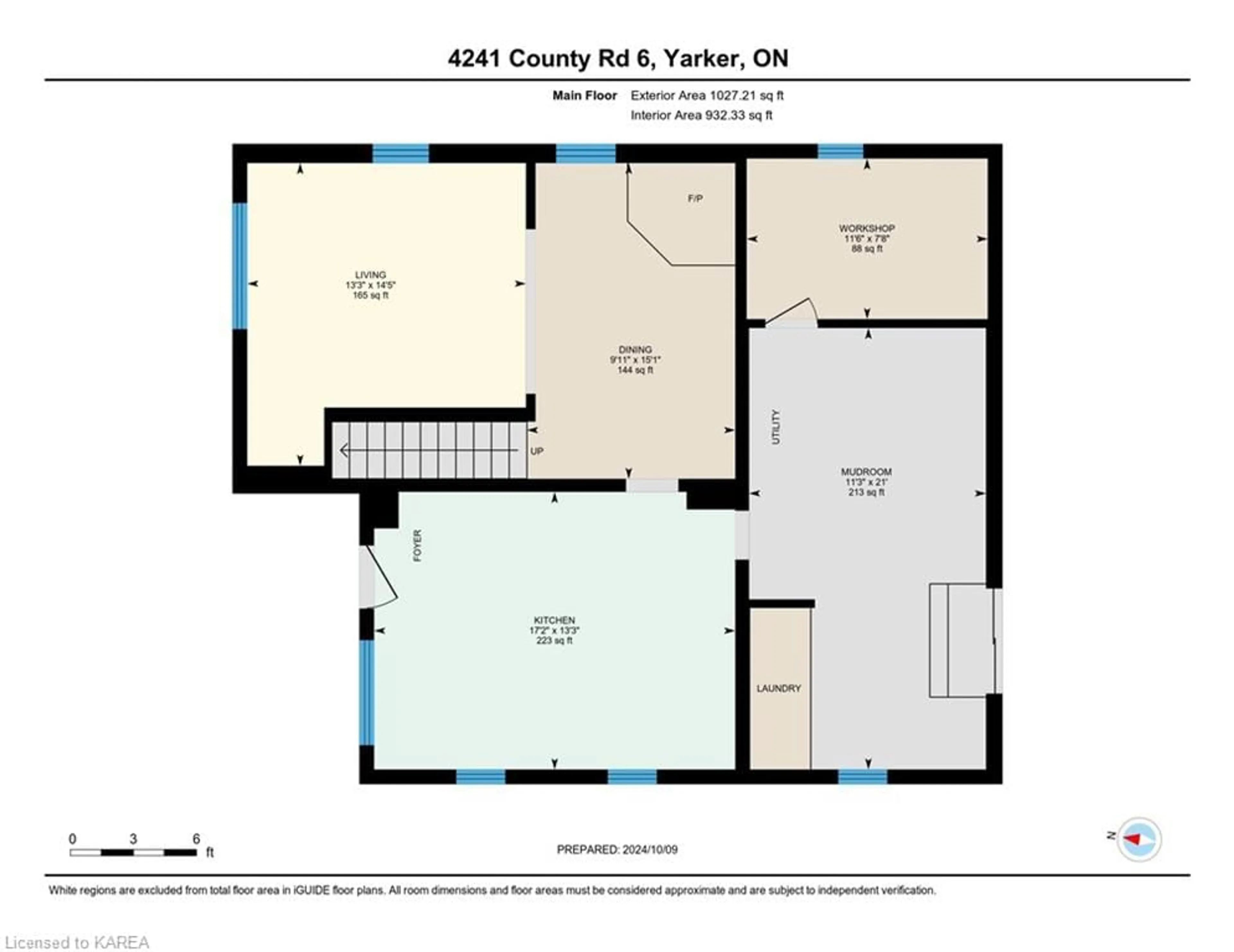 Floor plan for 4241 County Rd 1e, Yarker Ontario K0K 3N0